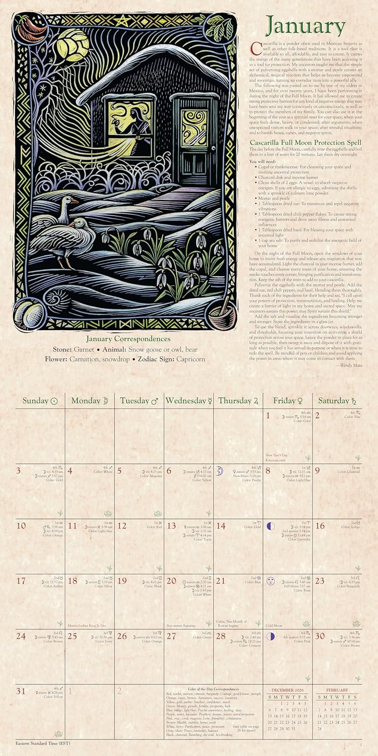 Llewellyn's 2027 Witches Calendar