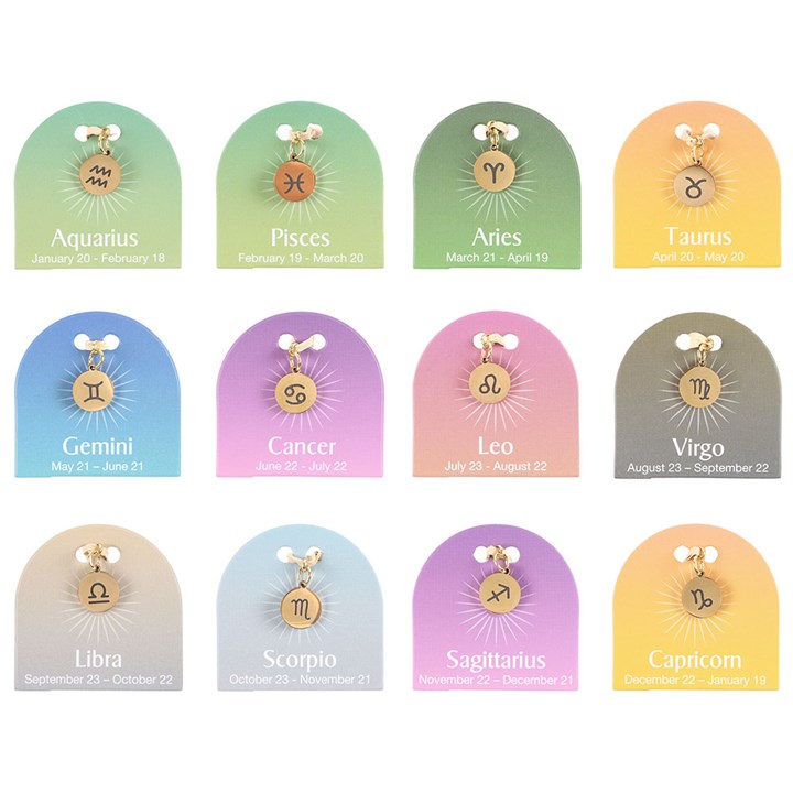 Zodiac Charms (12 Designs)