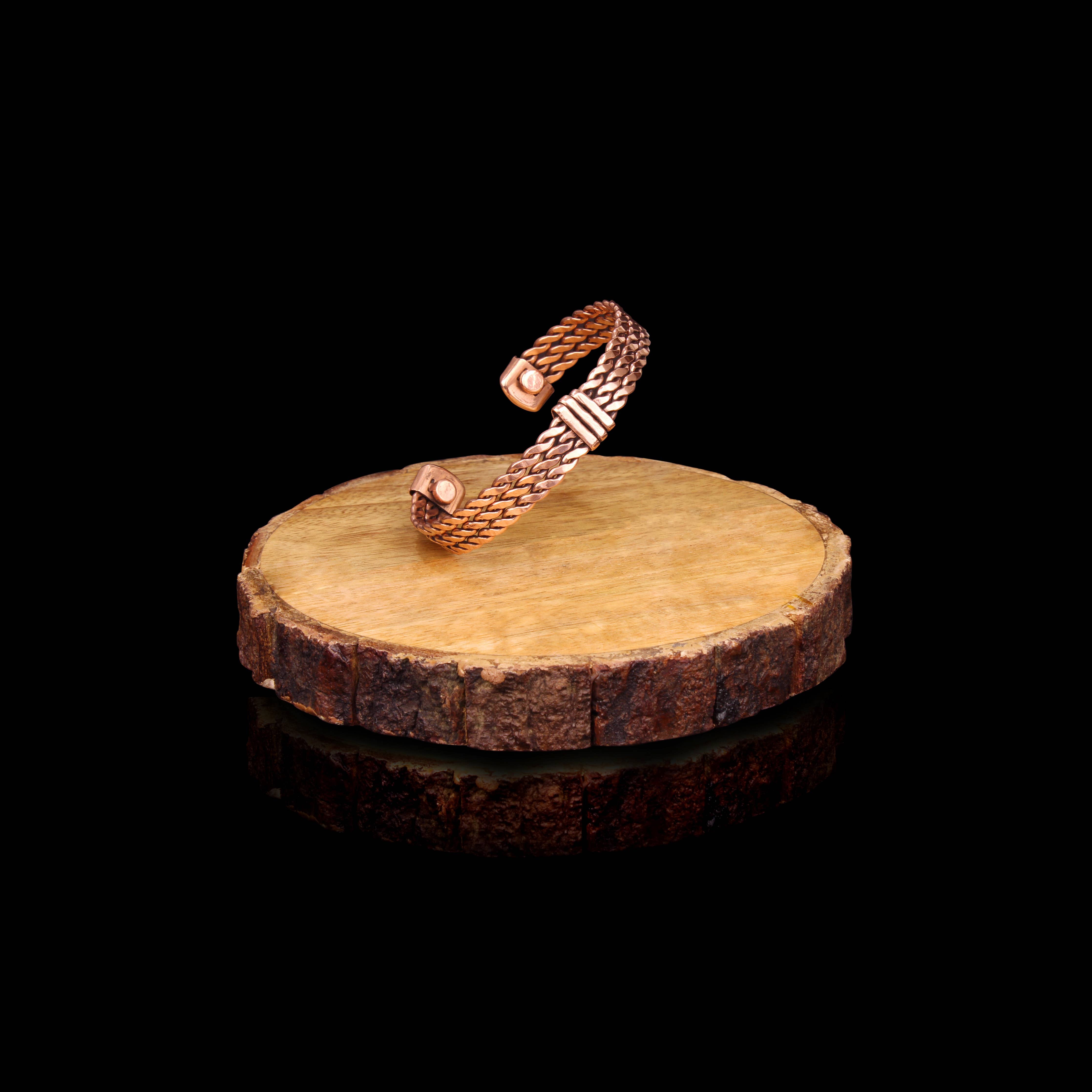 Copper Magnet Bracelet 6.5" (Design 22-S)