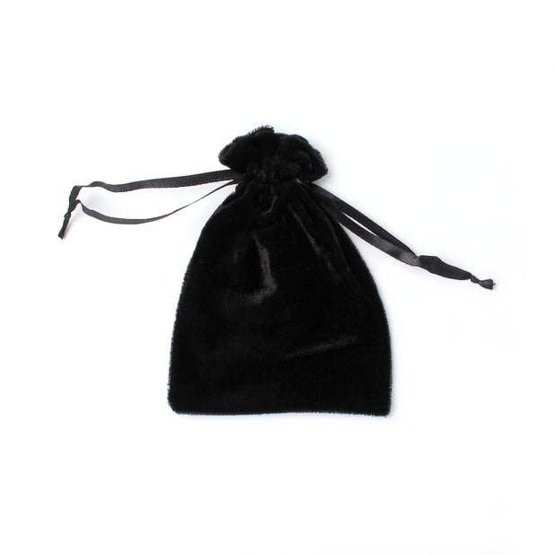 Black Velvet Pouch
