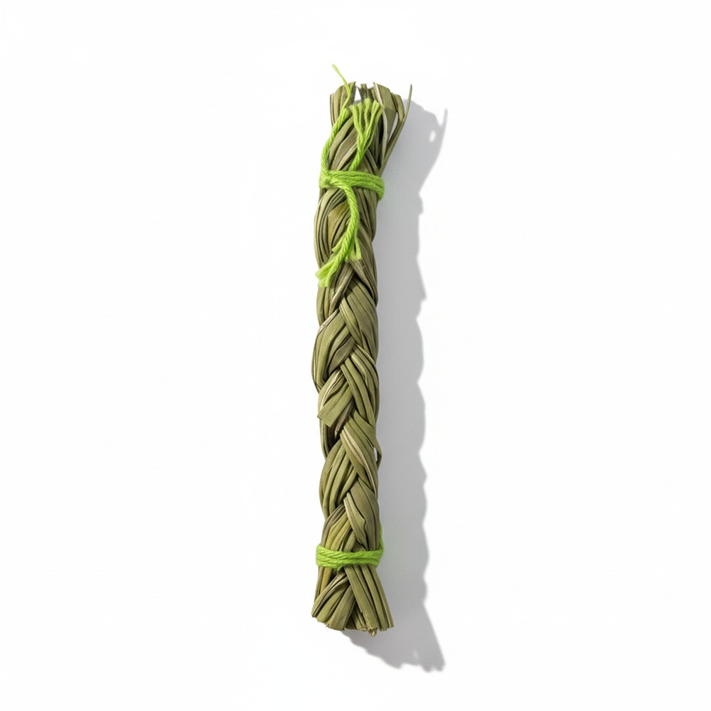 Braided Sweet Grass Smudge (4-inch)