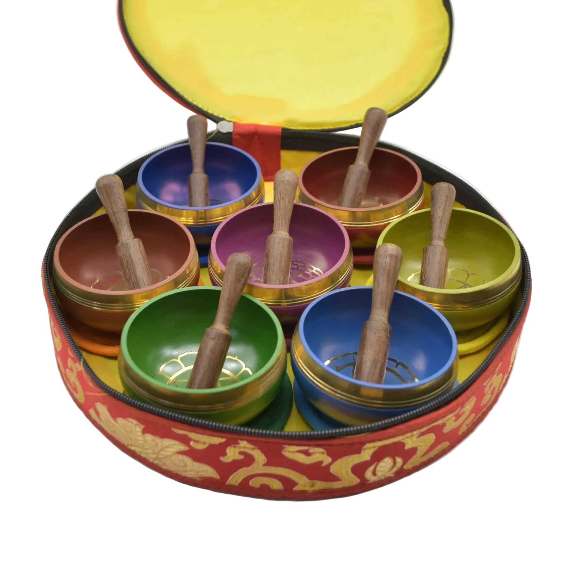 7 Chakra Singing Bowls Meditation Bowls Set