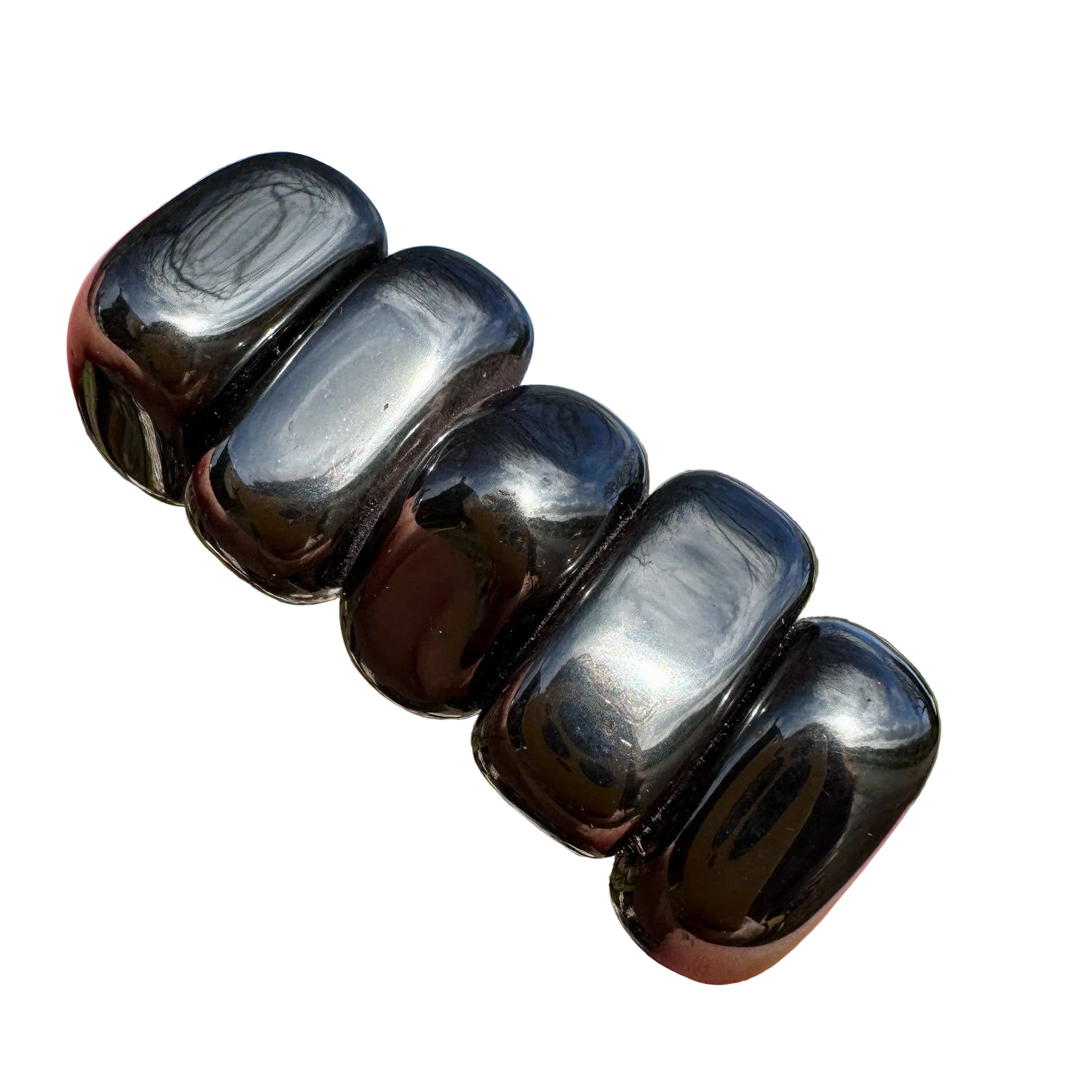 Magnetic Hematite Tumbles (Pair)