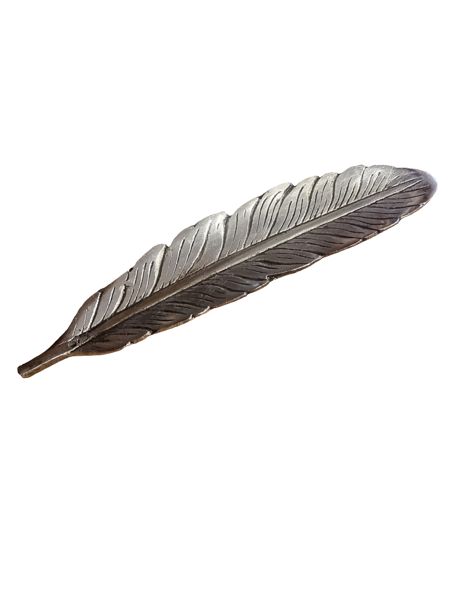 Leaf Silver Incense Holder