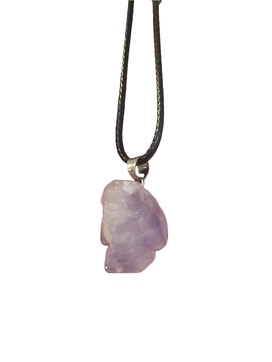 Amethyst Raw Pendant