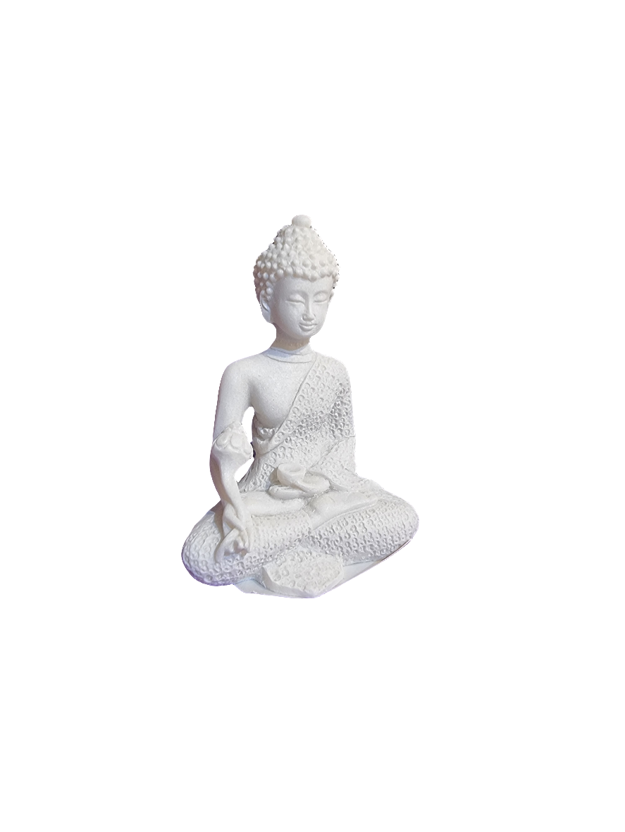 Mini White Buddha