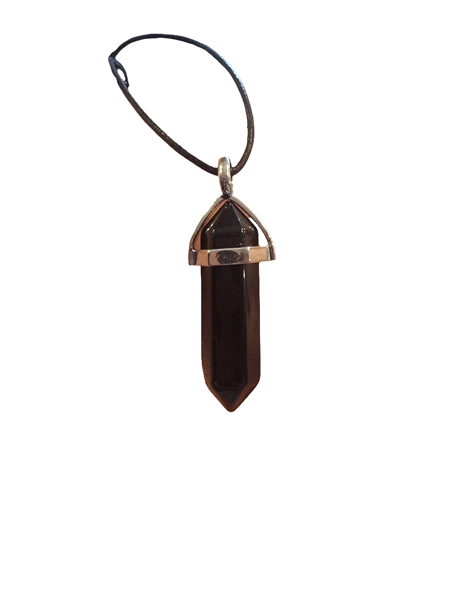 Black Obsidian Point Pendant