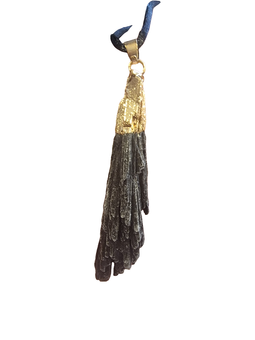 Black Kyanite Pendant