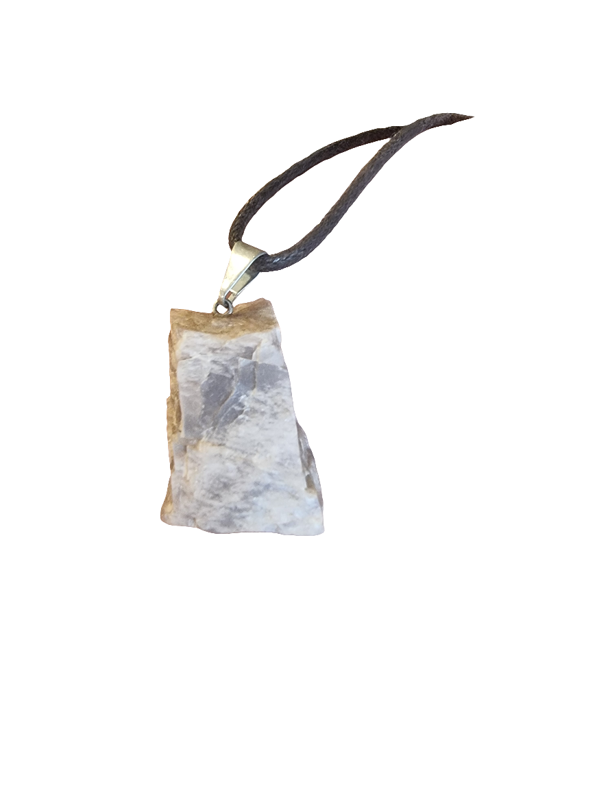 Moonstone Raw Pendant