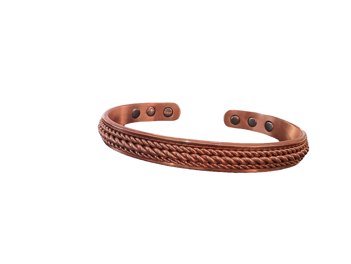Mens Twisted Copper Bracelet