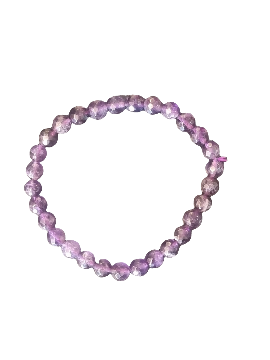 Amethyst Faceted Bracelet