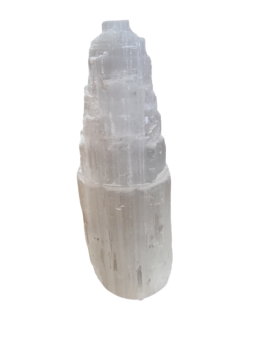 Selenite Tower (15cm)