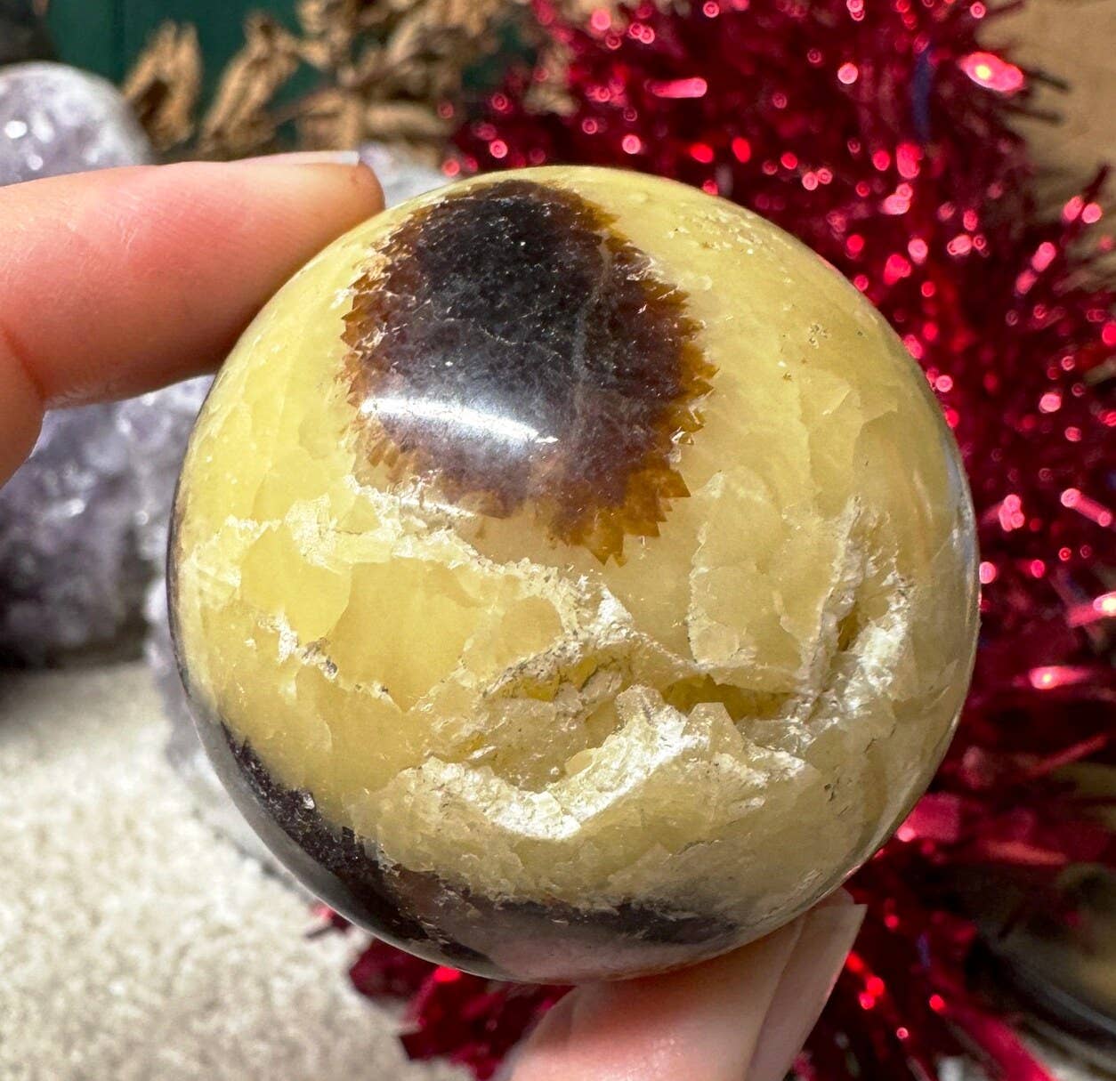 Septarian Sphere