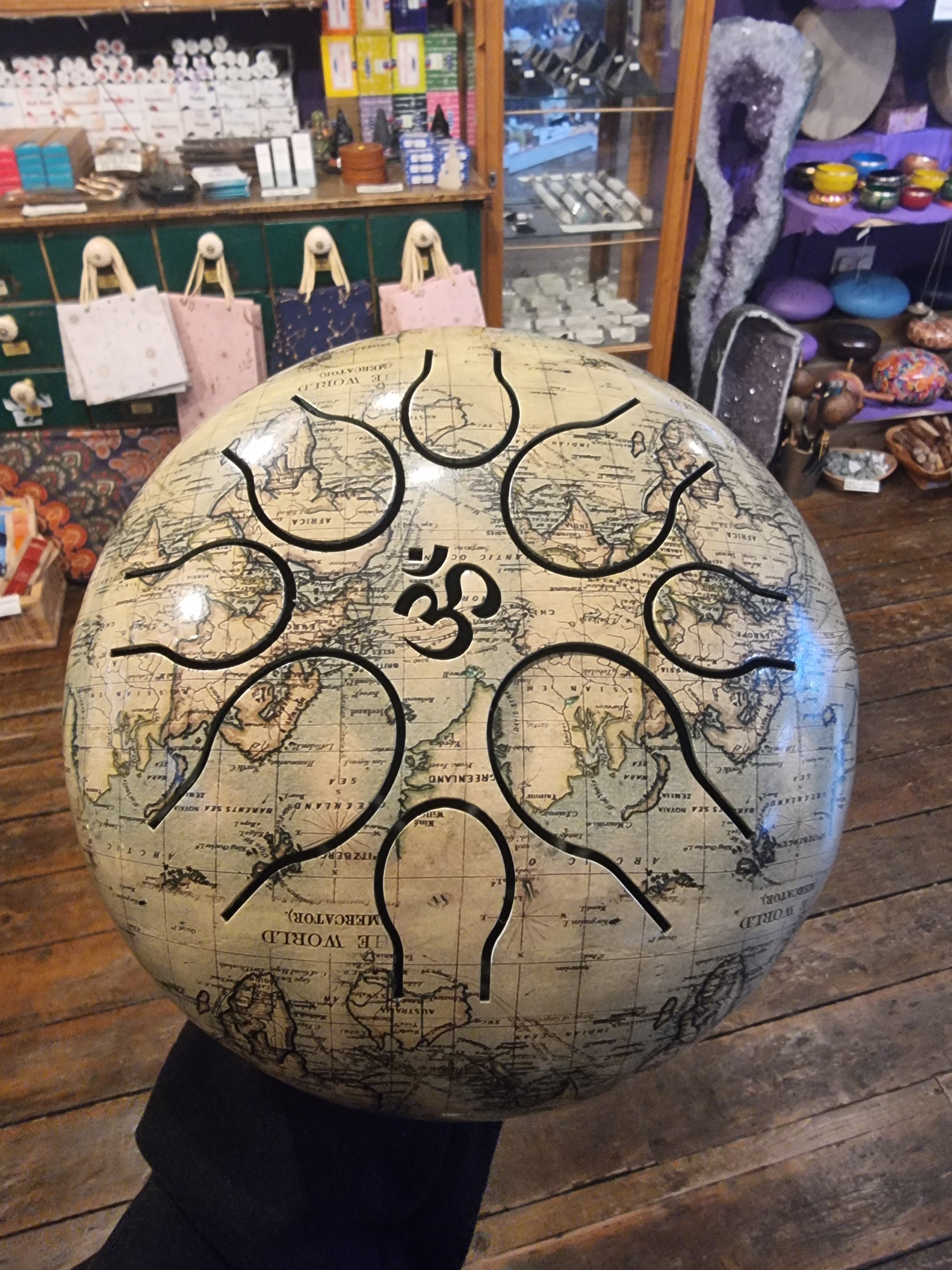 Earth Painted Tongue Drum (8Inch)