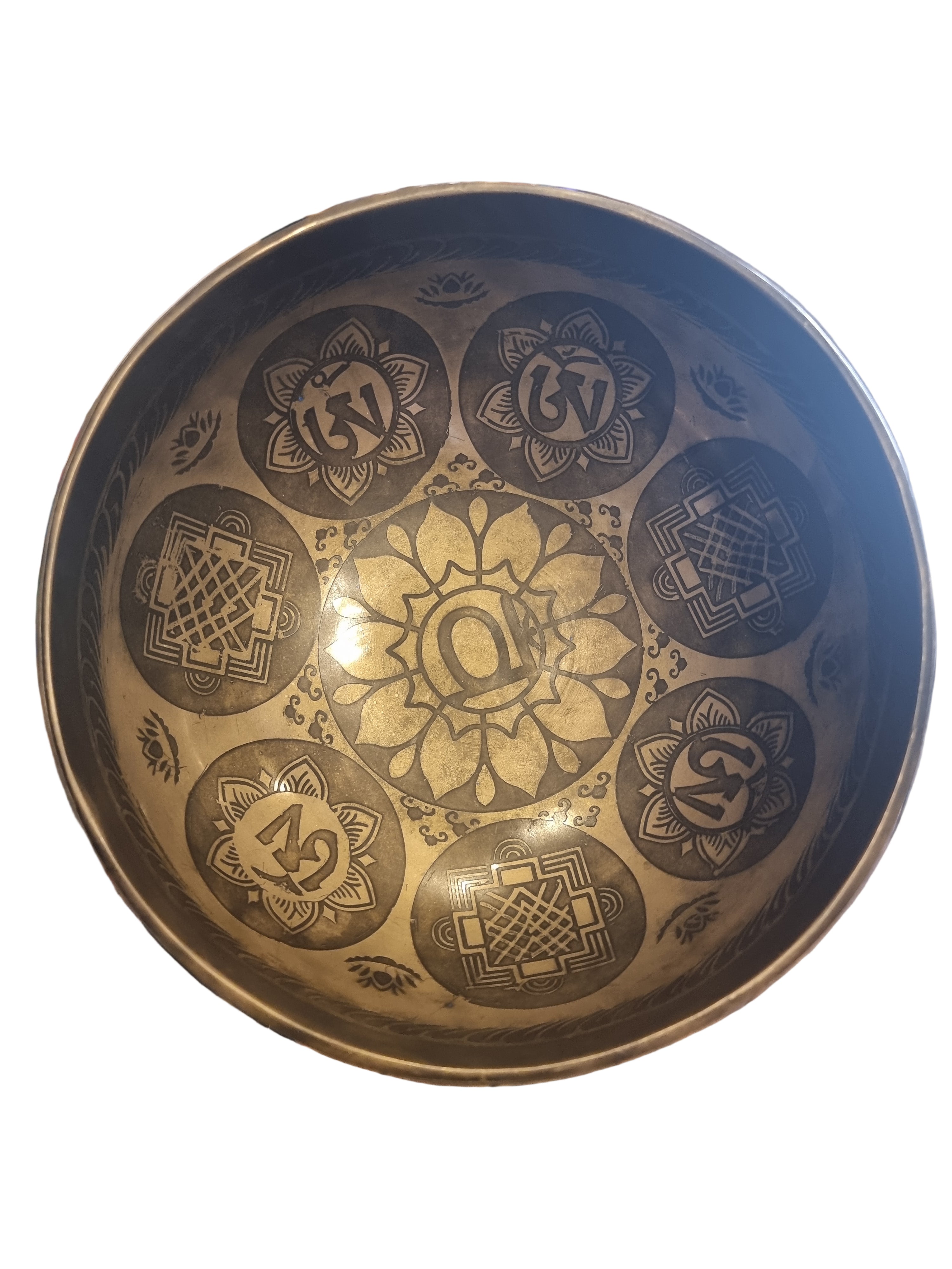 Engraved Zodiac Singing Bowl (19cm)