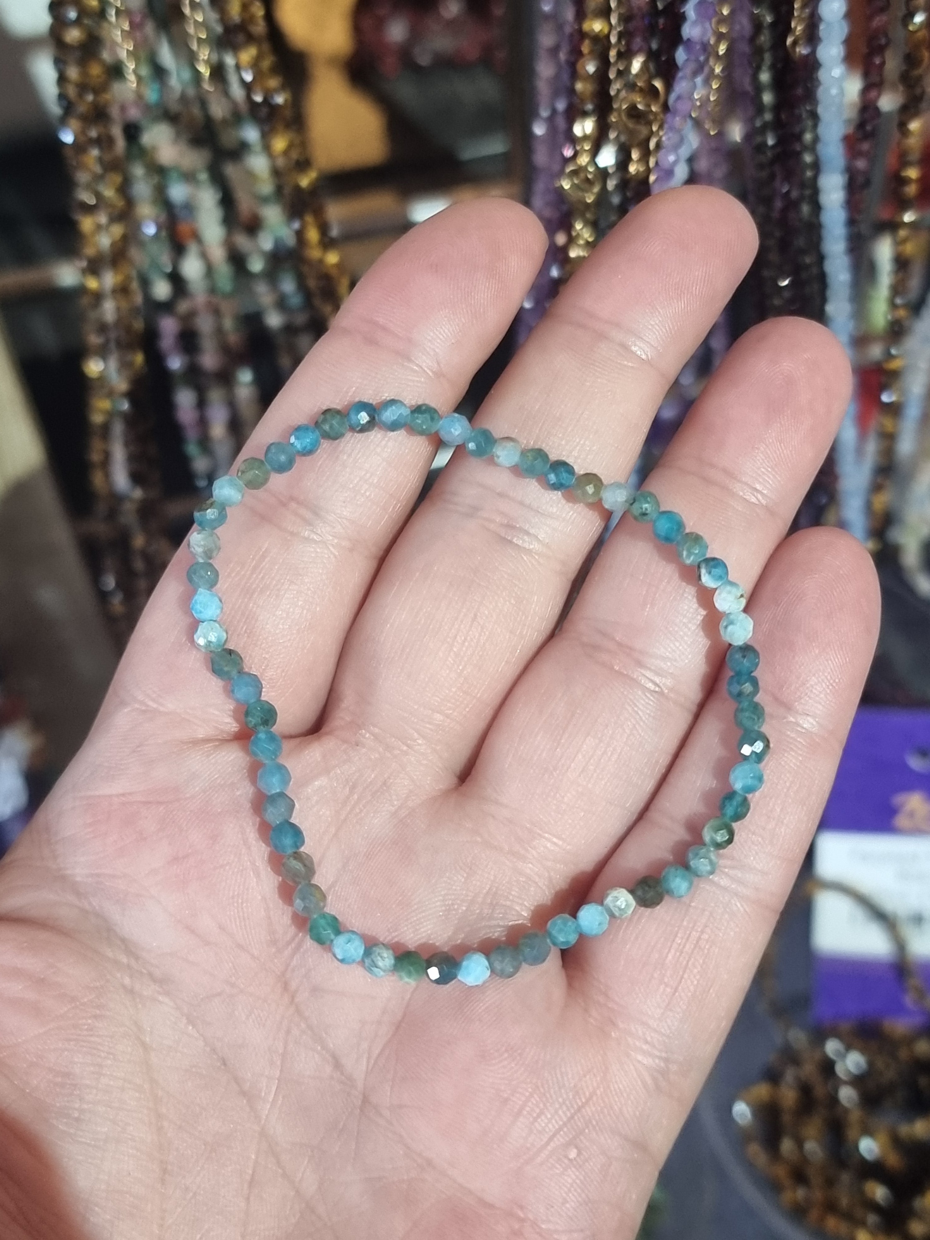 Apatite Faceted Bracelet