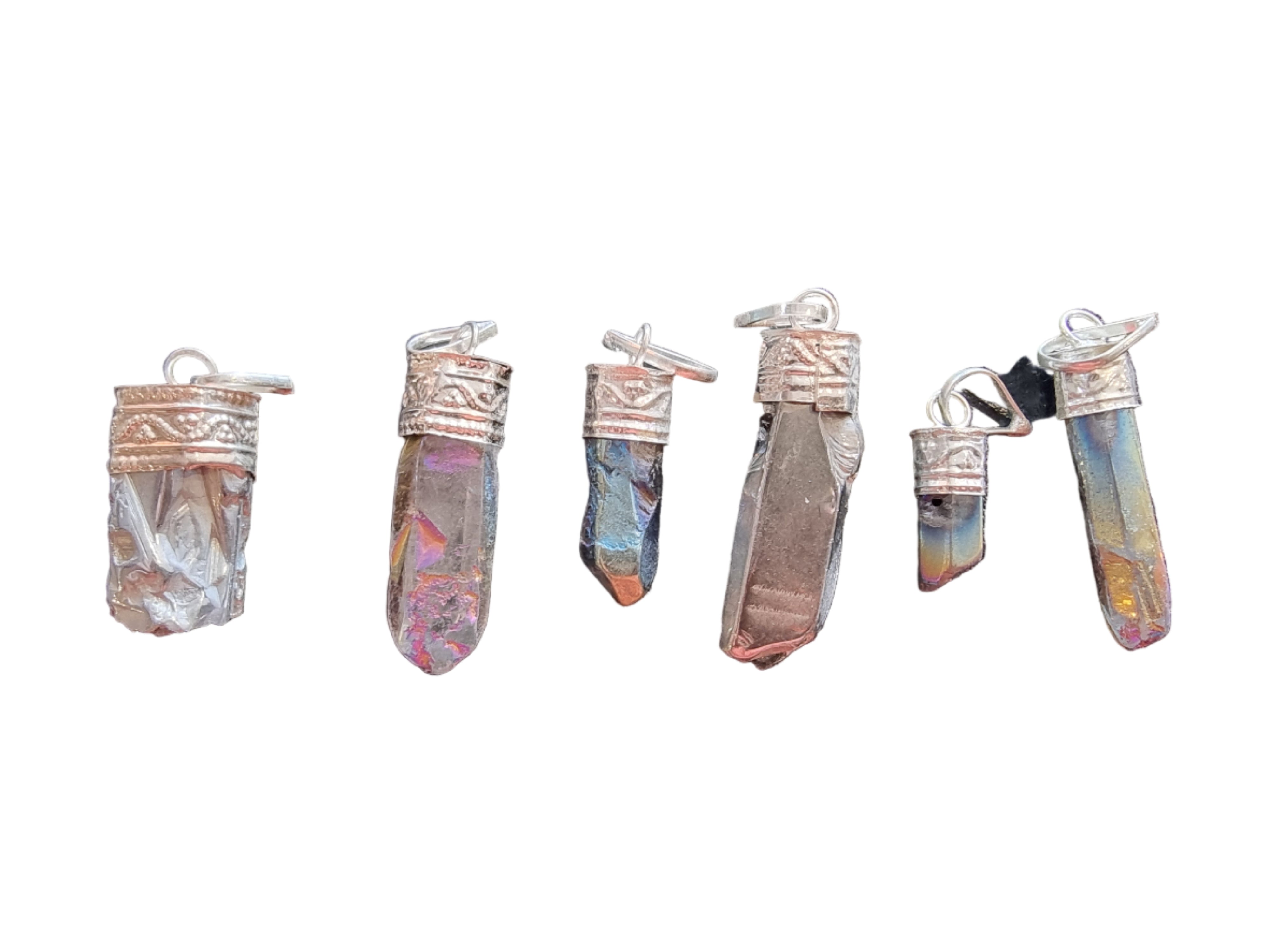 Titanium Aura Point Pendants