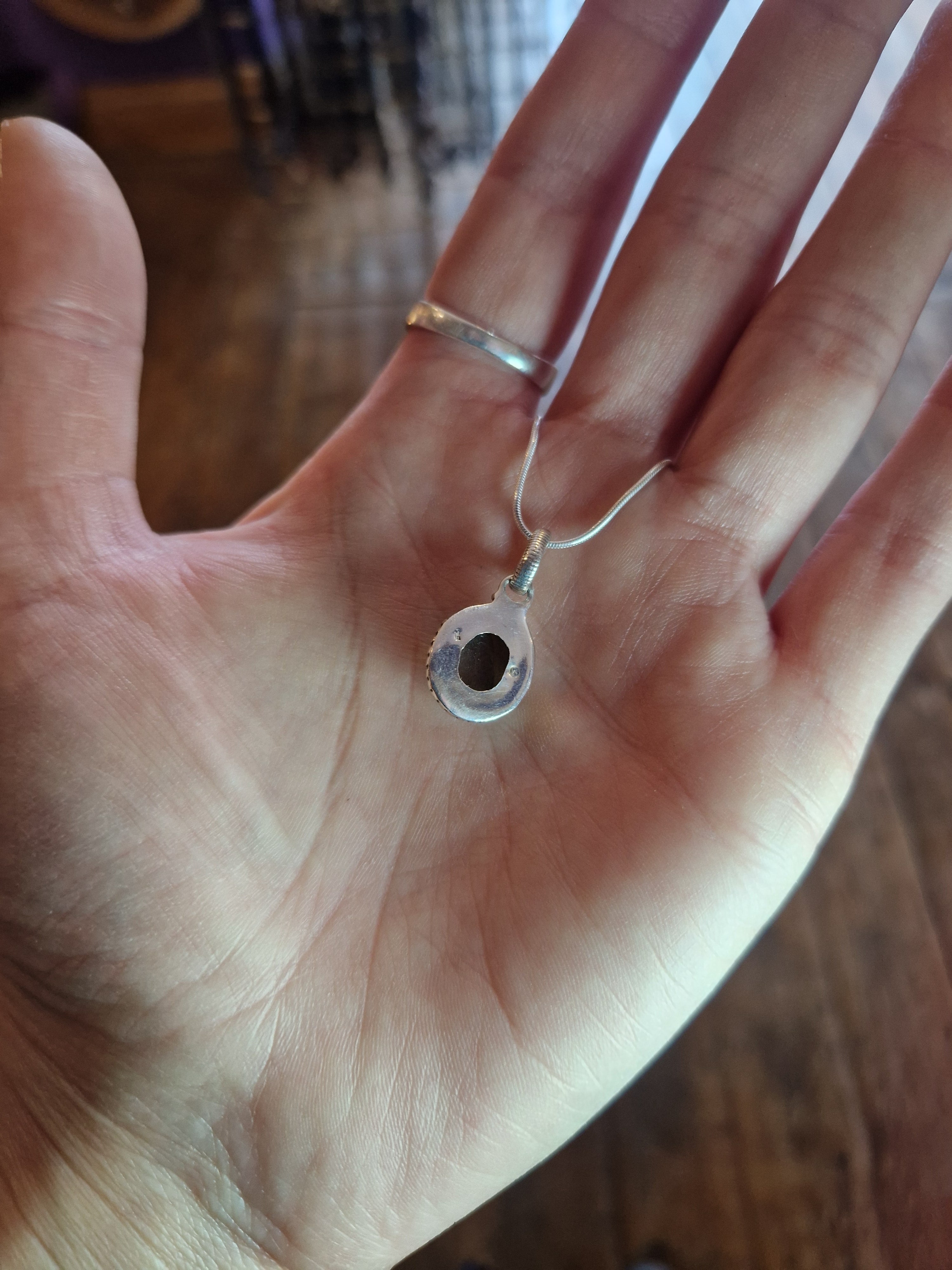 Labradorite Silver Necklace