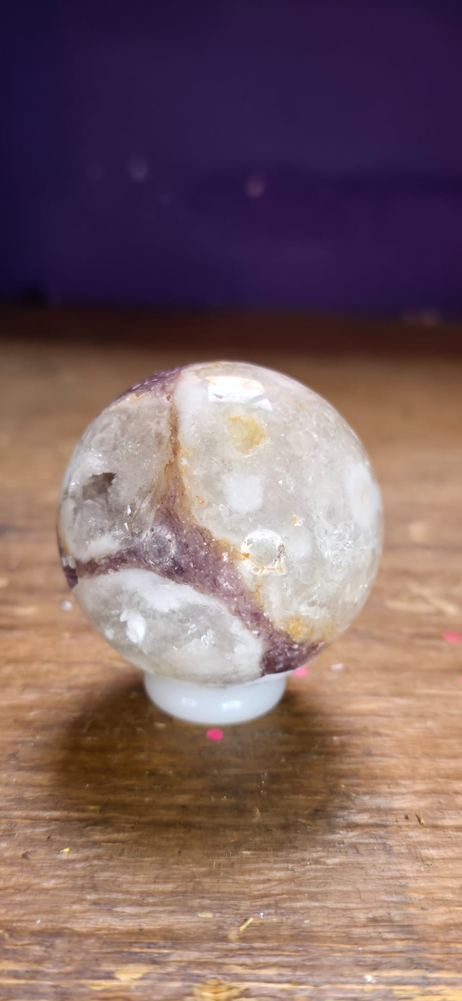Druzy Lepidolite Sphere