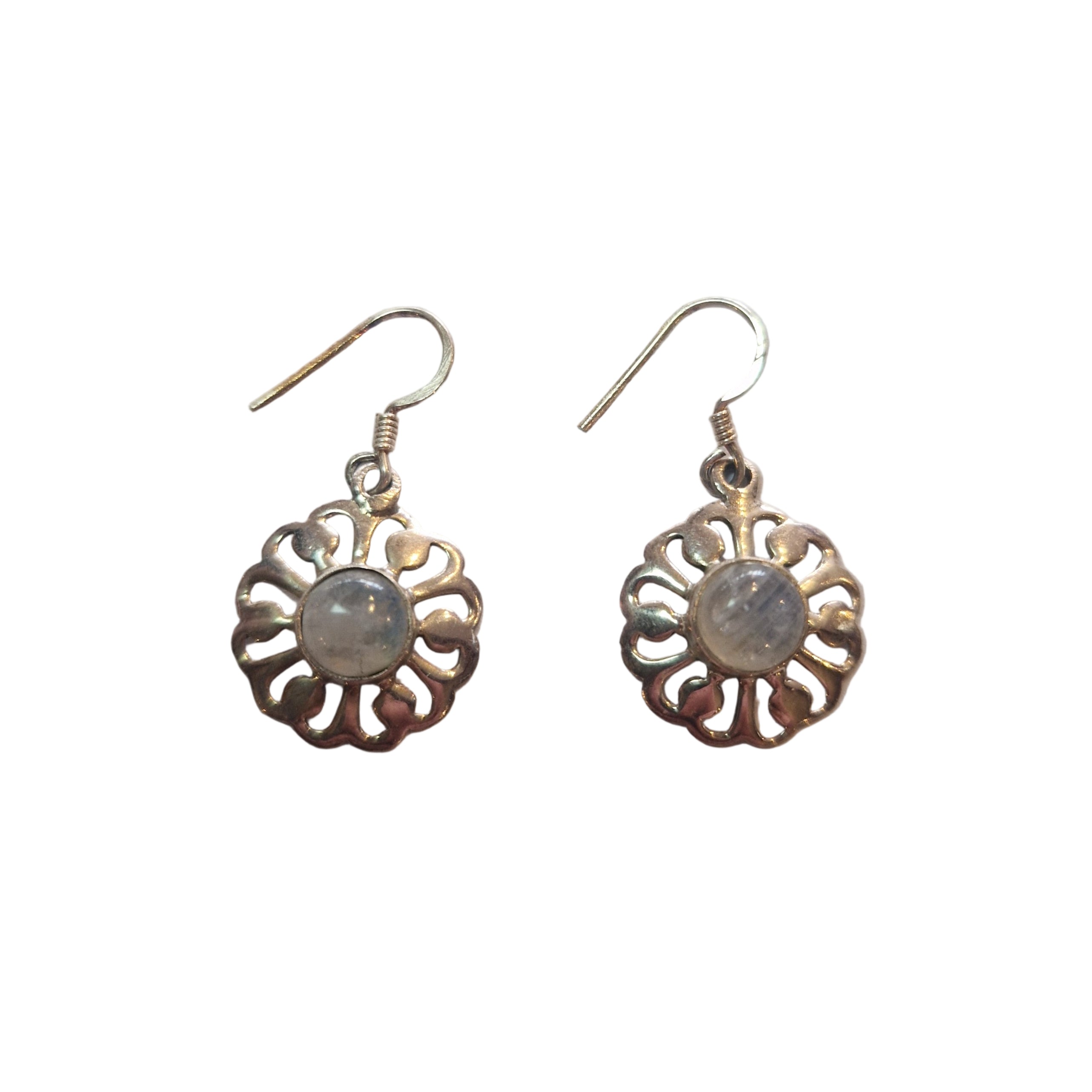 Moonstone Silver Earrings