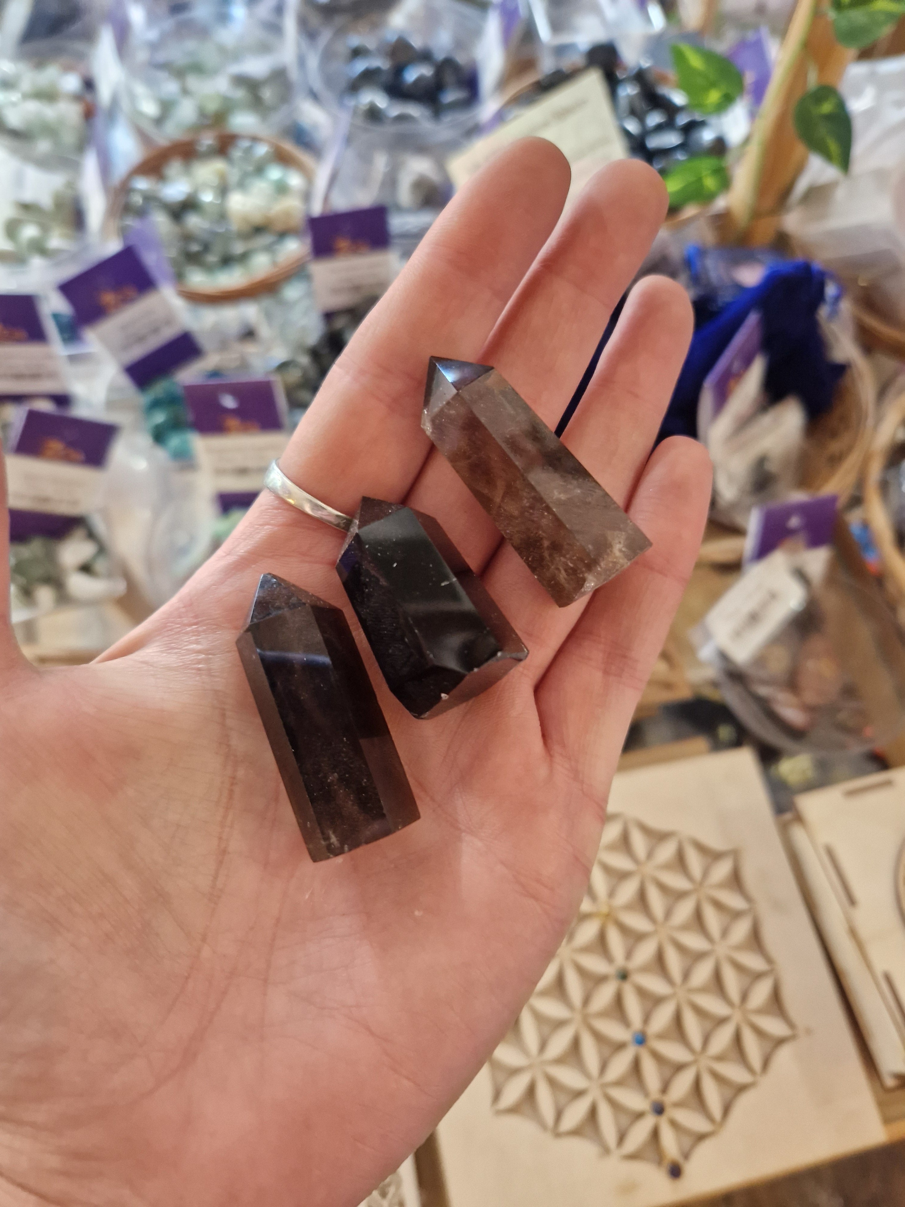 Smokey Quartz Towers
