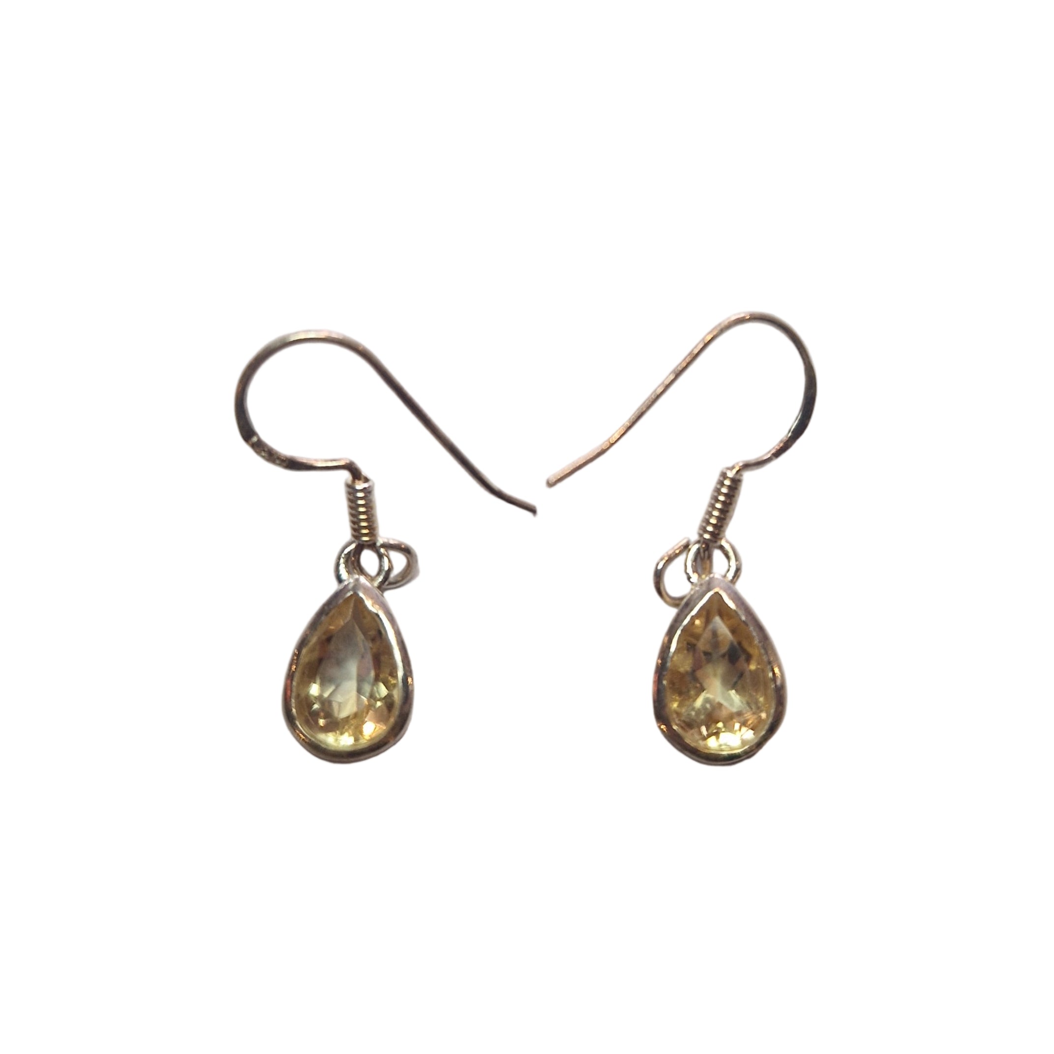 Citrine Silver Earrings