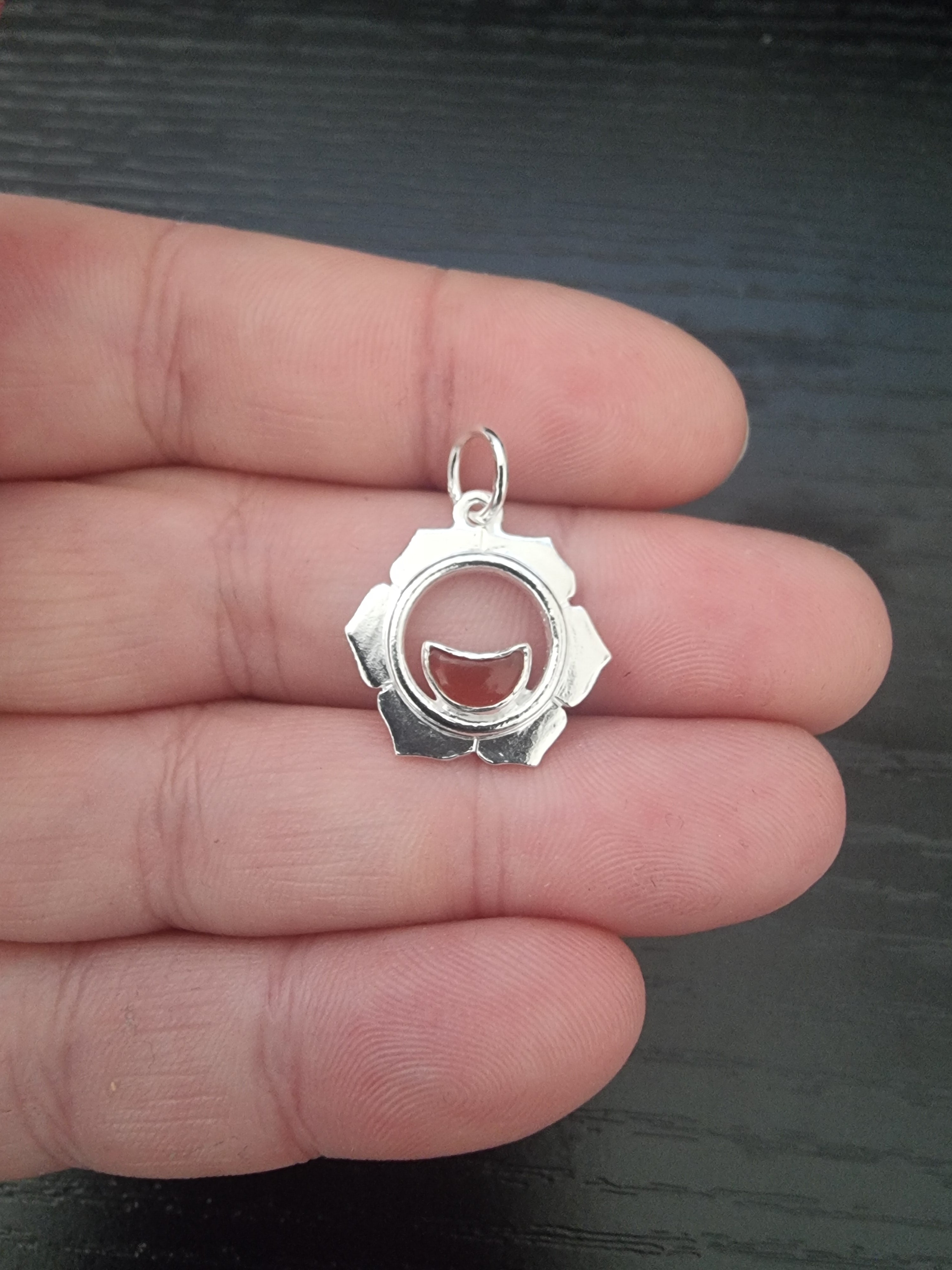 Sacral Carnelian Silver Necklace