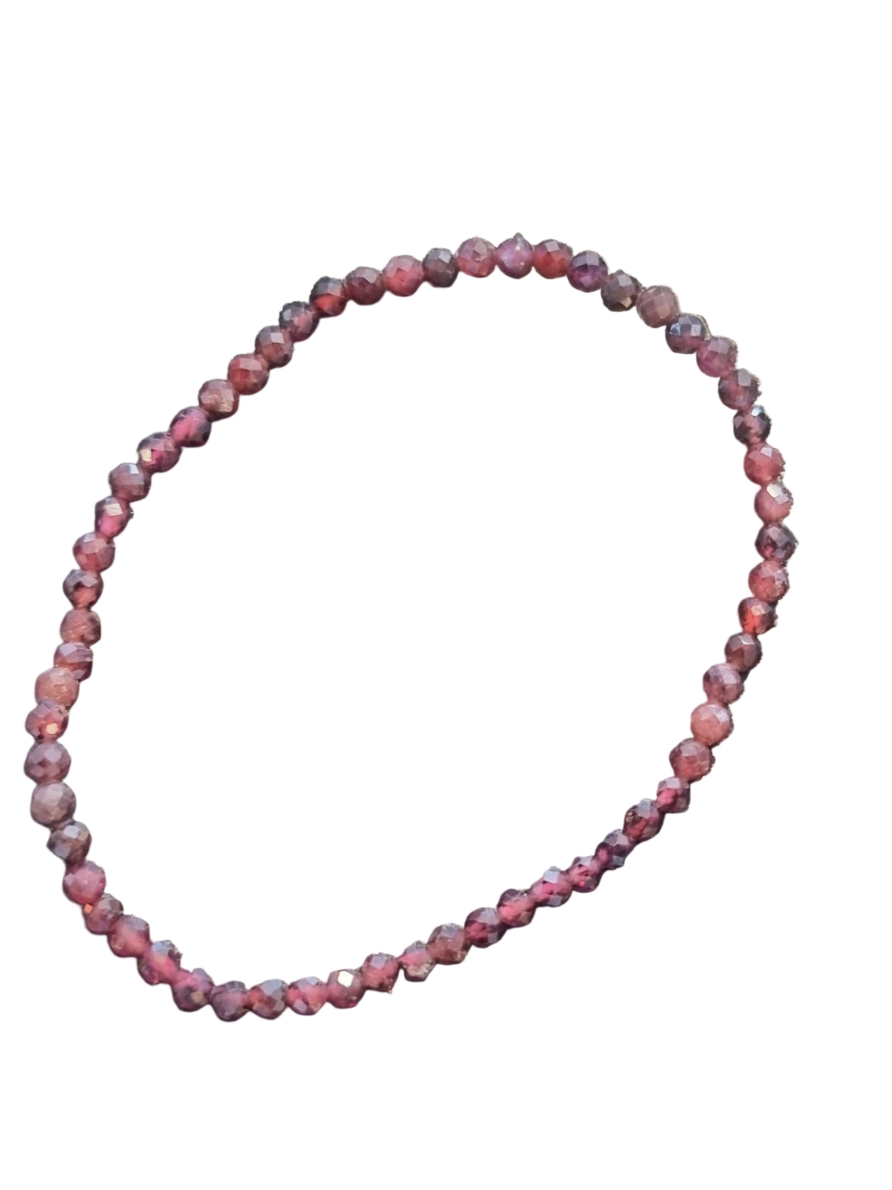 Garnet Faceted Bracelet