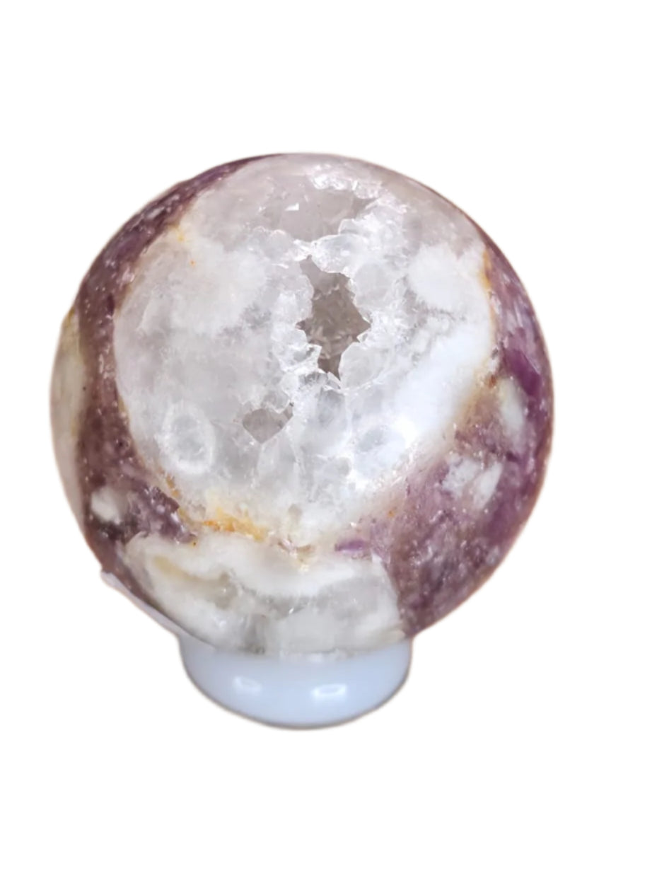 Druzy Lepidolite Sphere (132g)