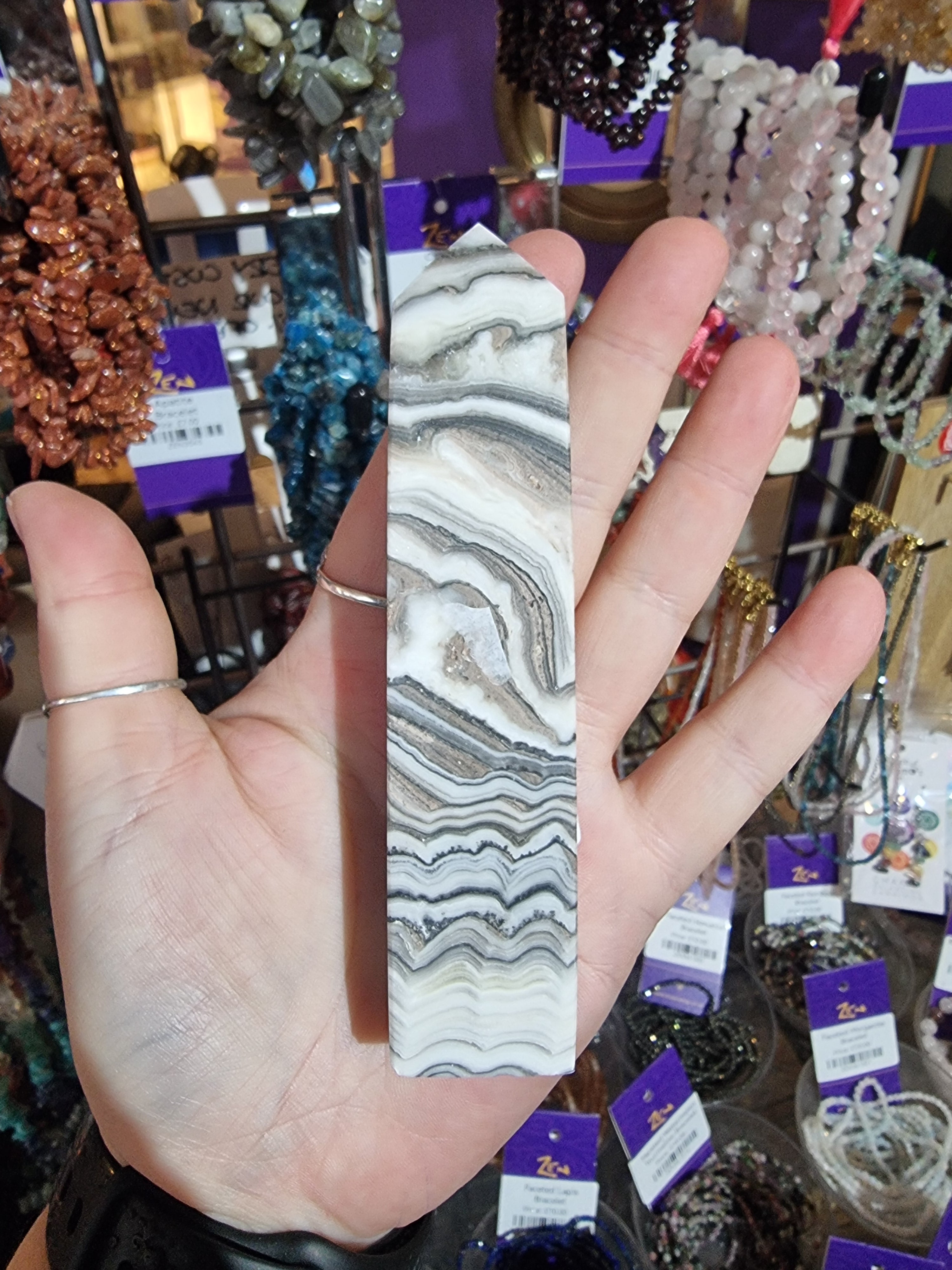 Zebra Calcite Towers