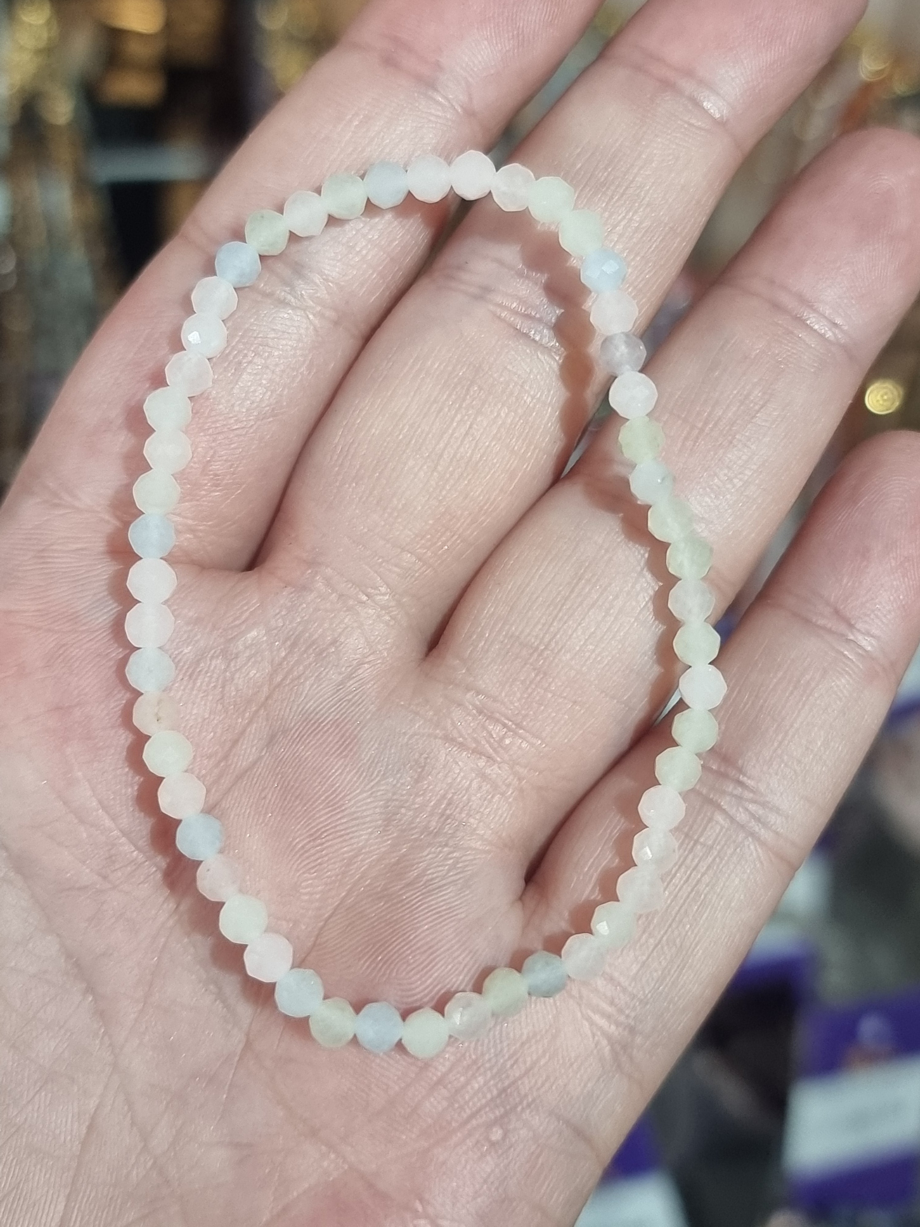 Morganite Faceted Bracelet