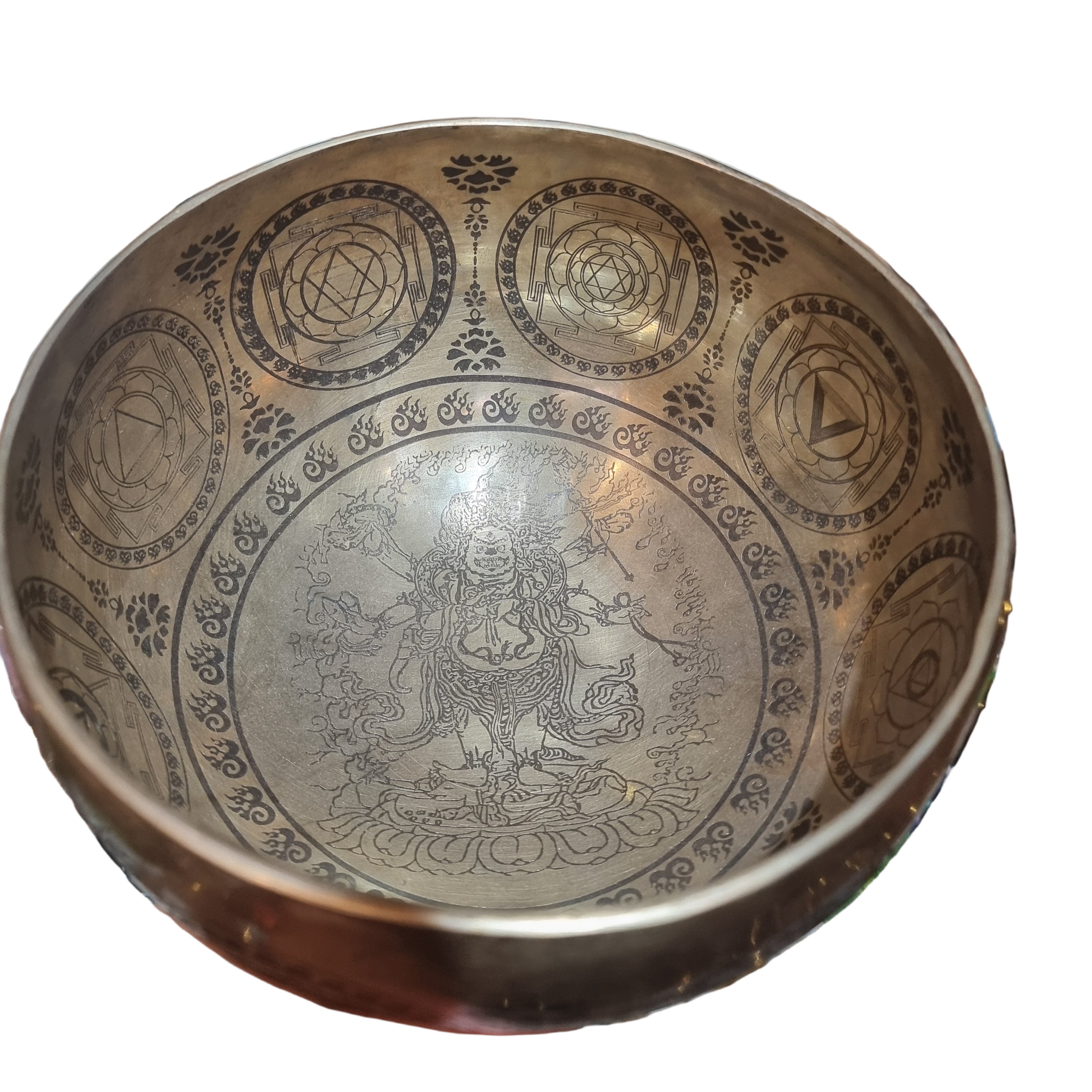 Engraved Vajrapani Singing Bowl (18cm)