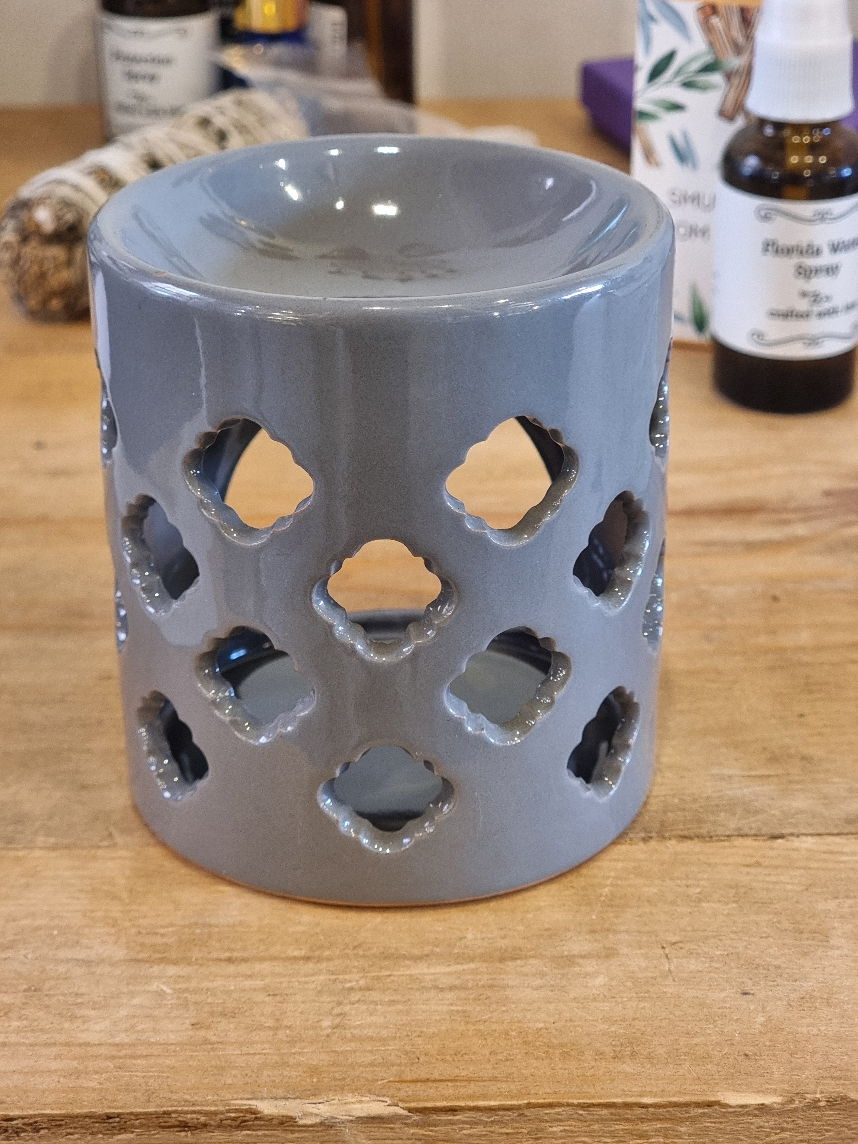 Grey Oil Burner