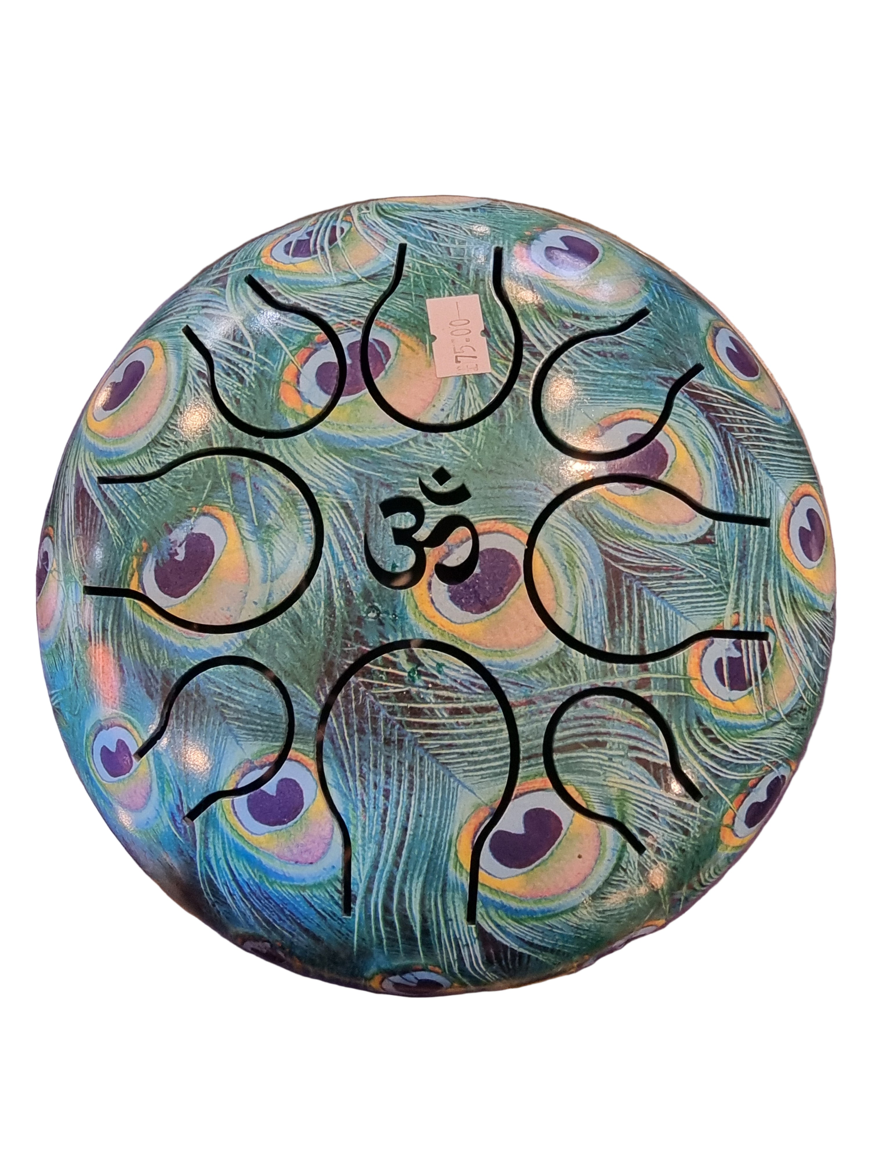 Peacock Painted Tongue Drum (8Inch)