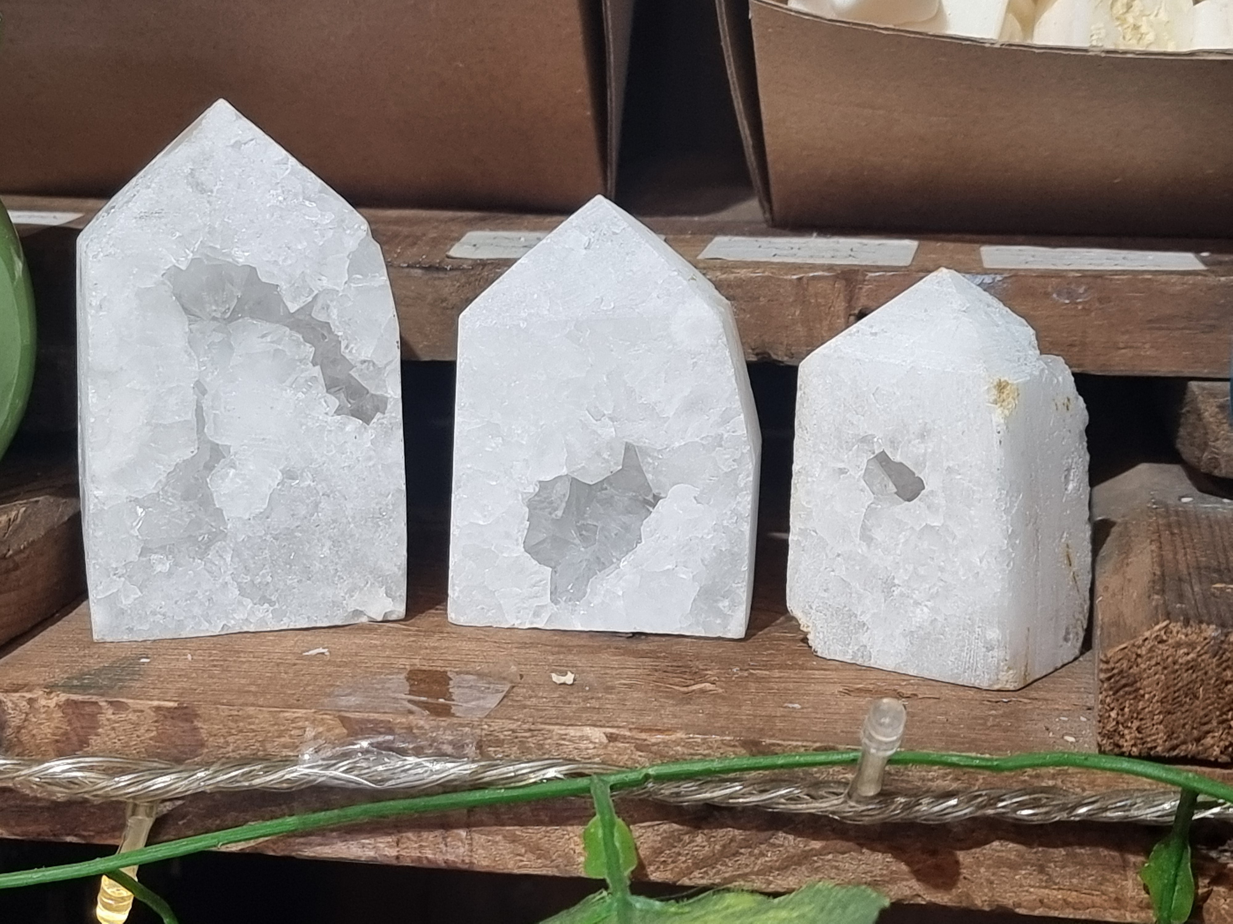 Clear Quartz Towers