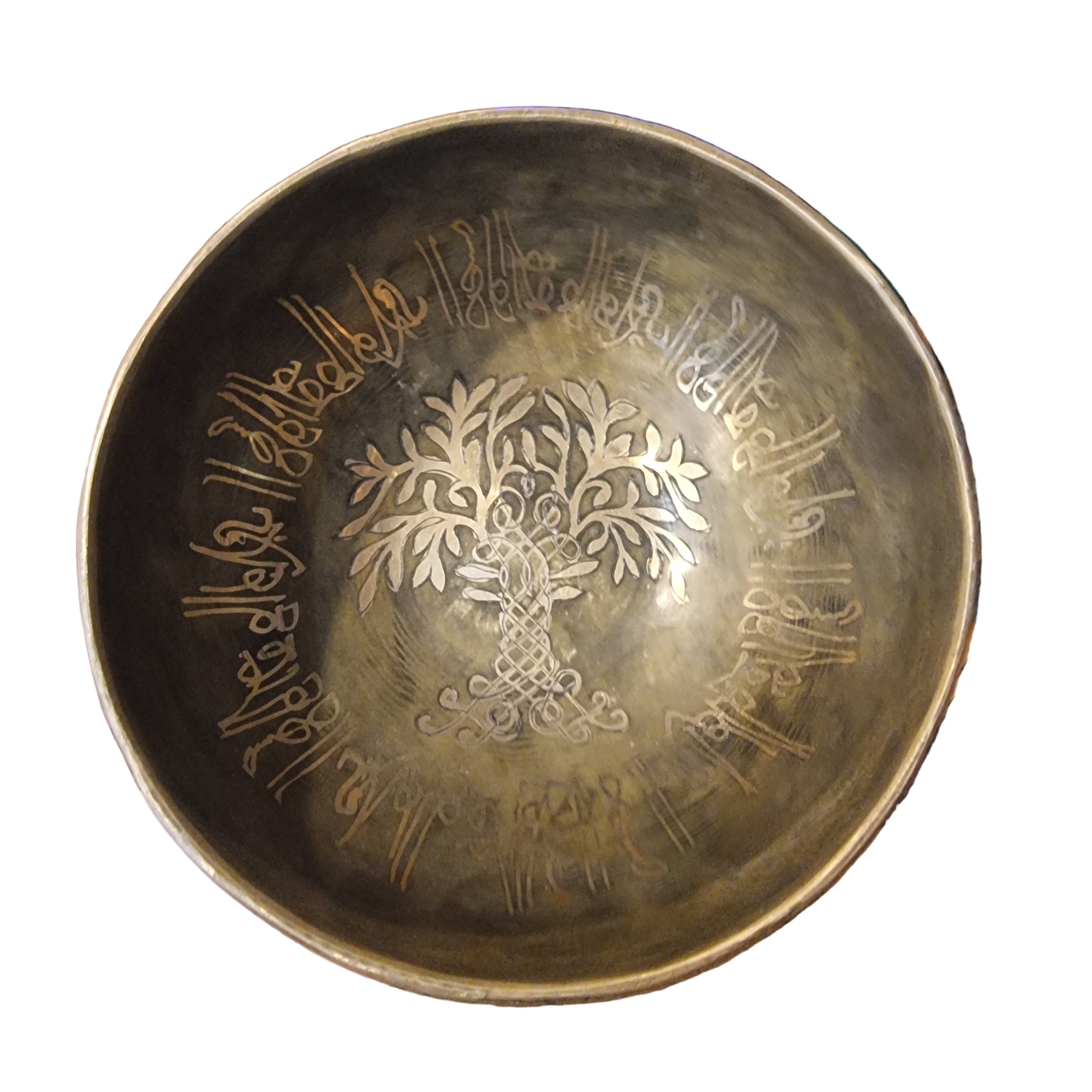 Engraved Tree Of Life Singing Bowl (14.5cm)
