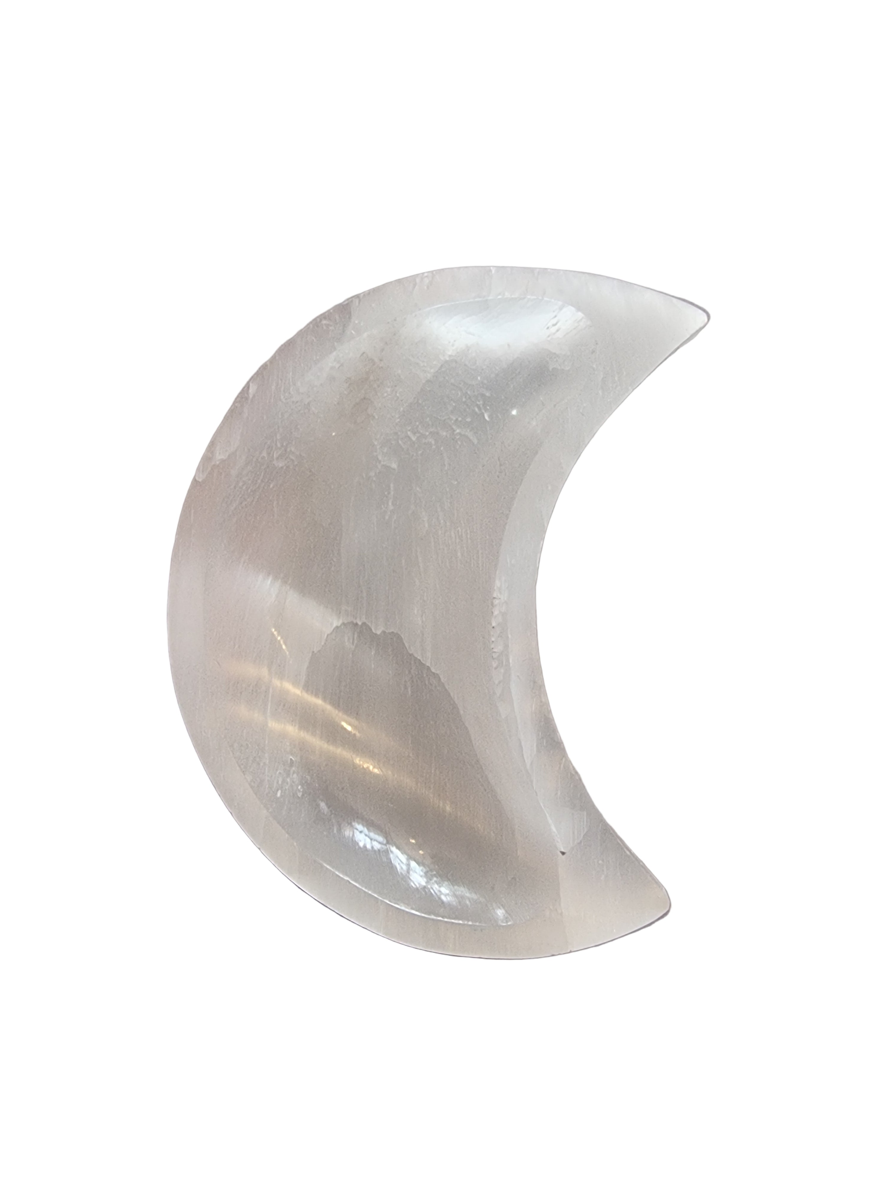 Selenite Moon Bowl (10cm)