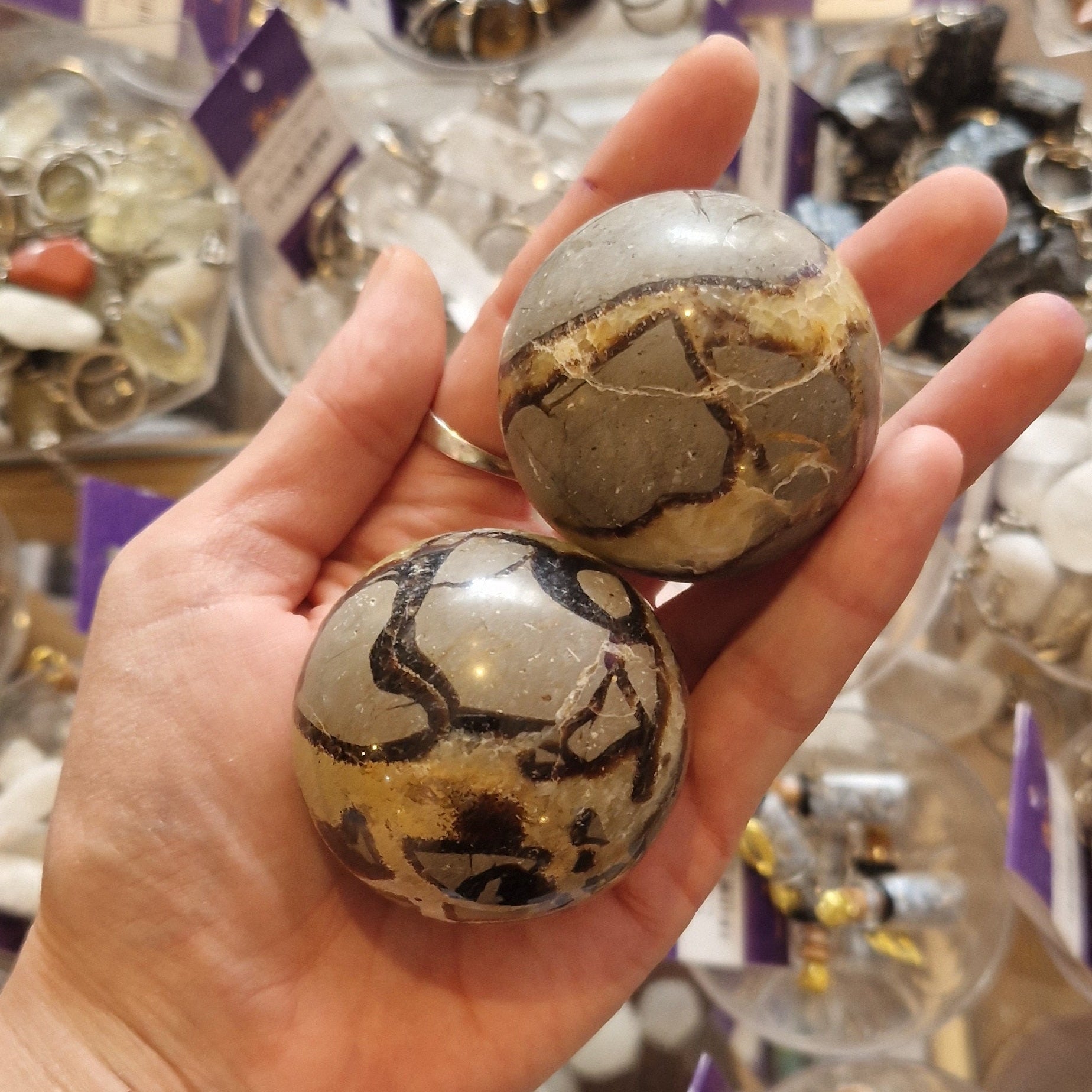 Septarian Sphere