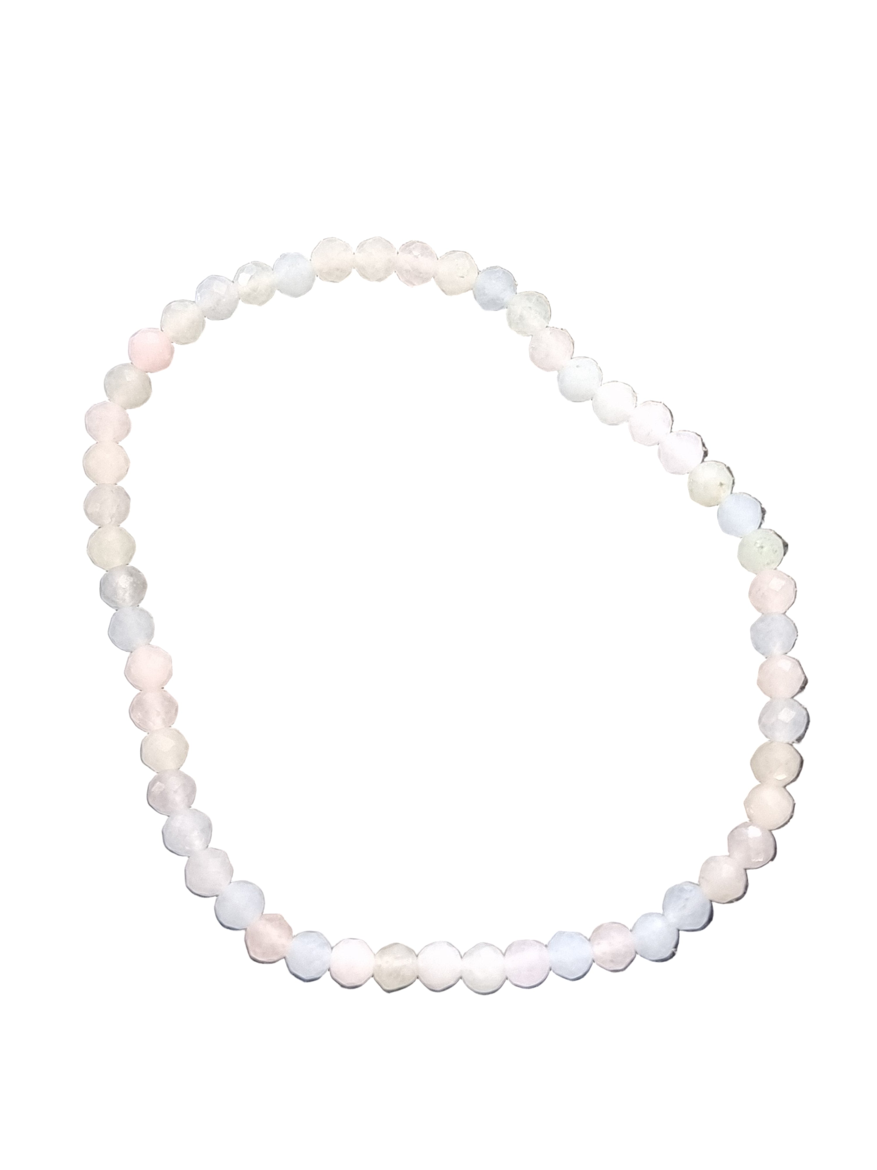 Morganite Faceted Bracelet