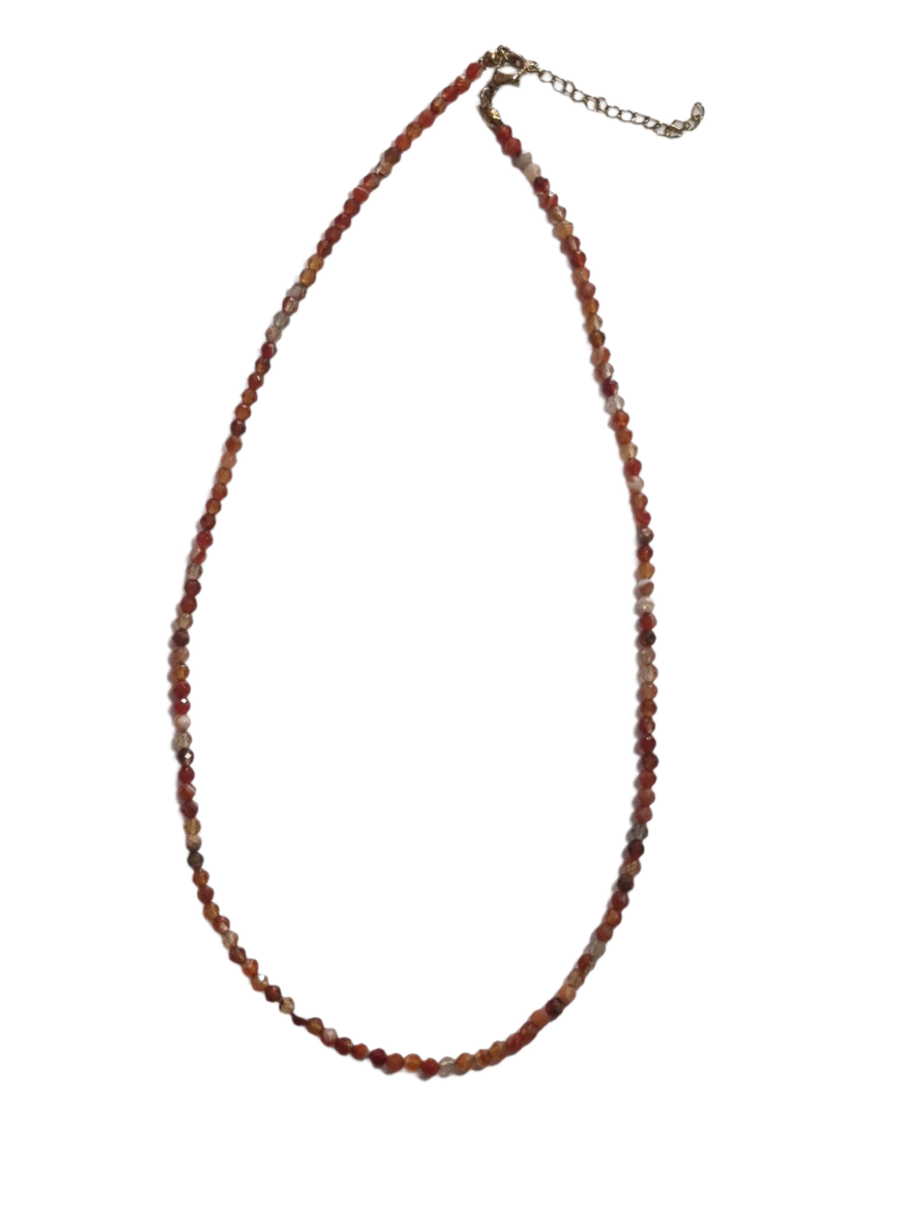 Carnelian Faceted Necklace