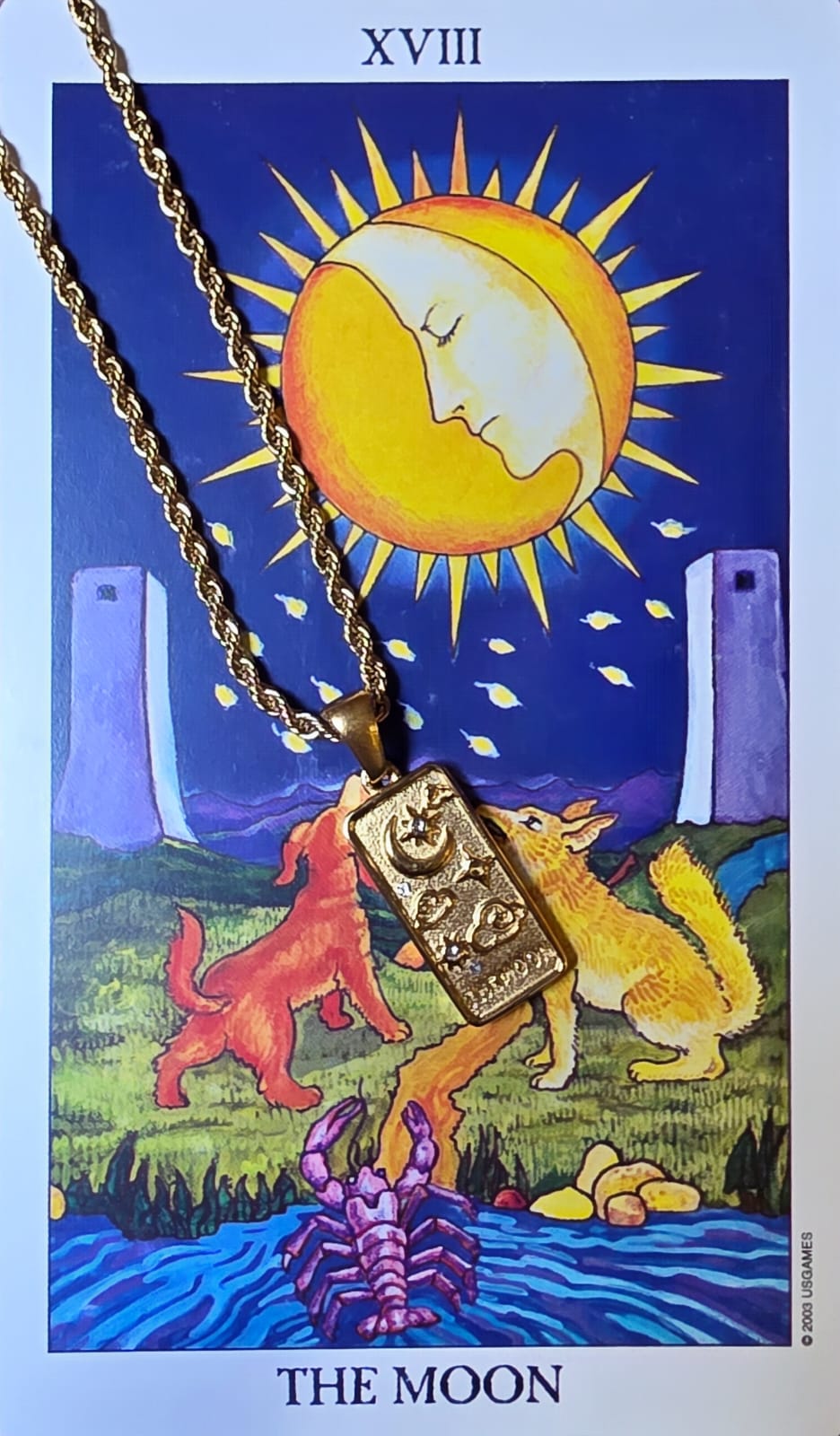 Tarot Necklace - The Moon