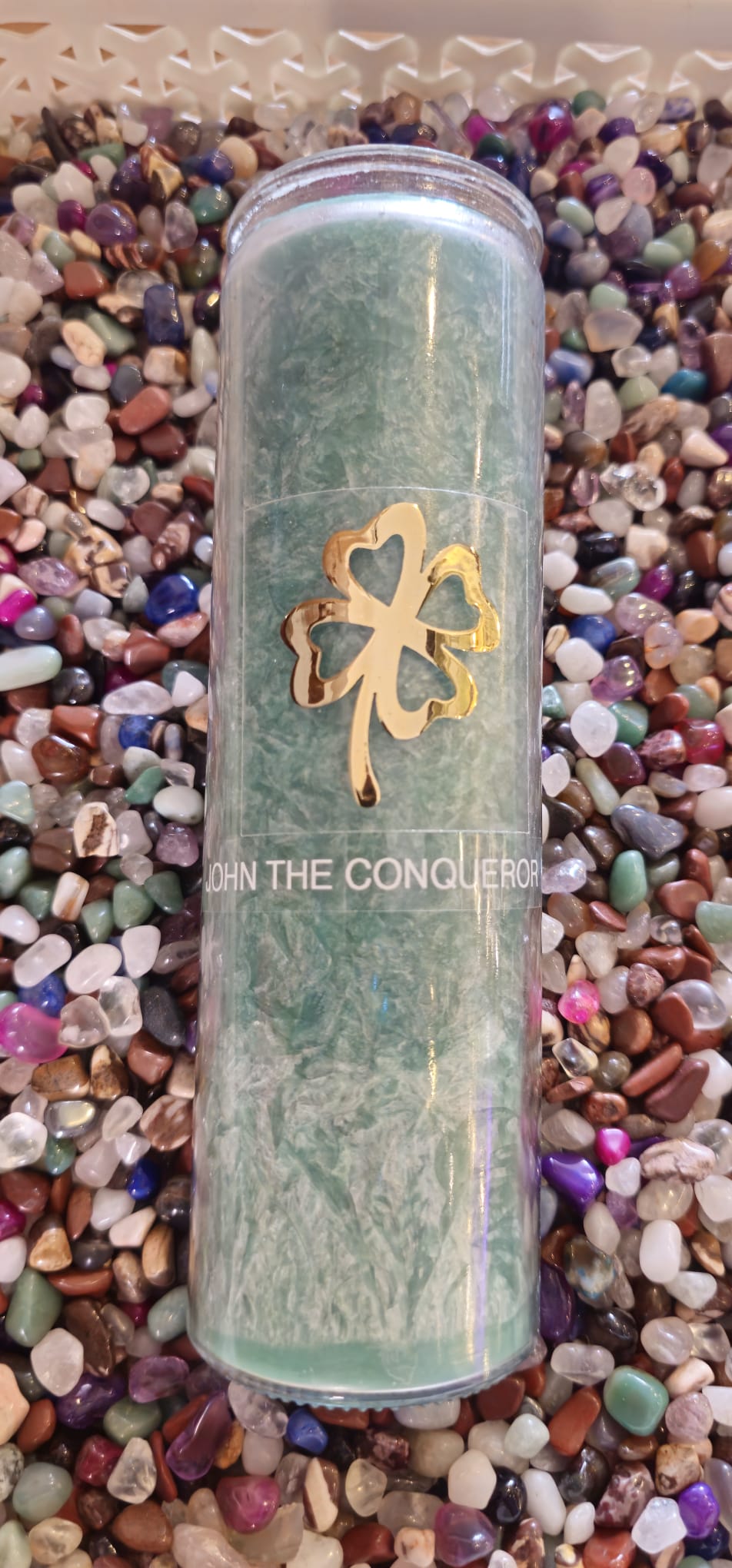 John The Conqueror Candle (Green)