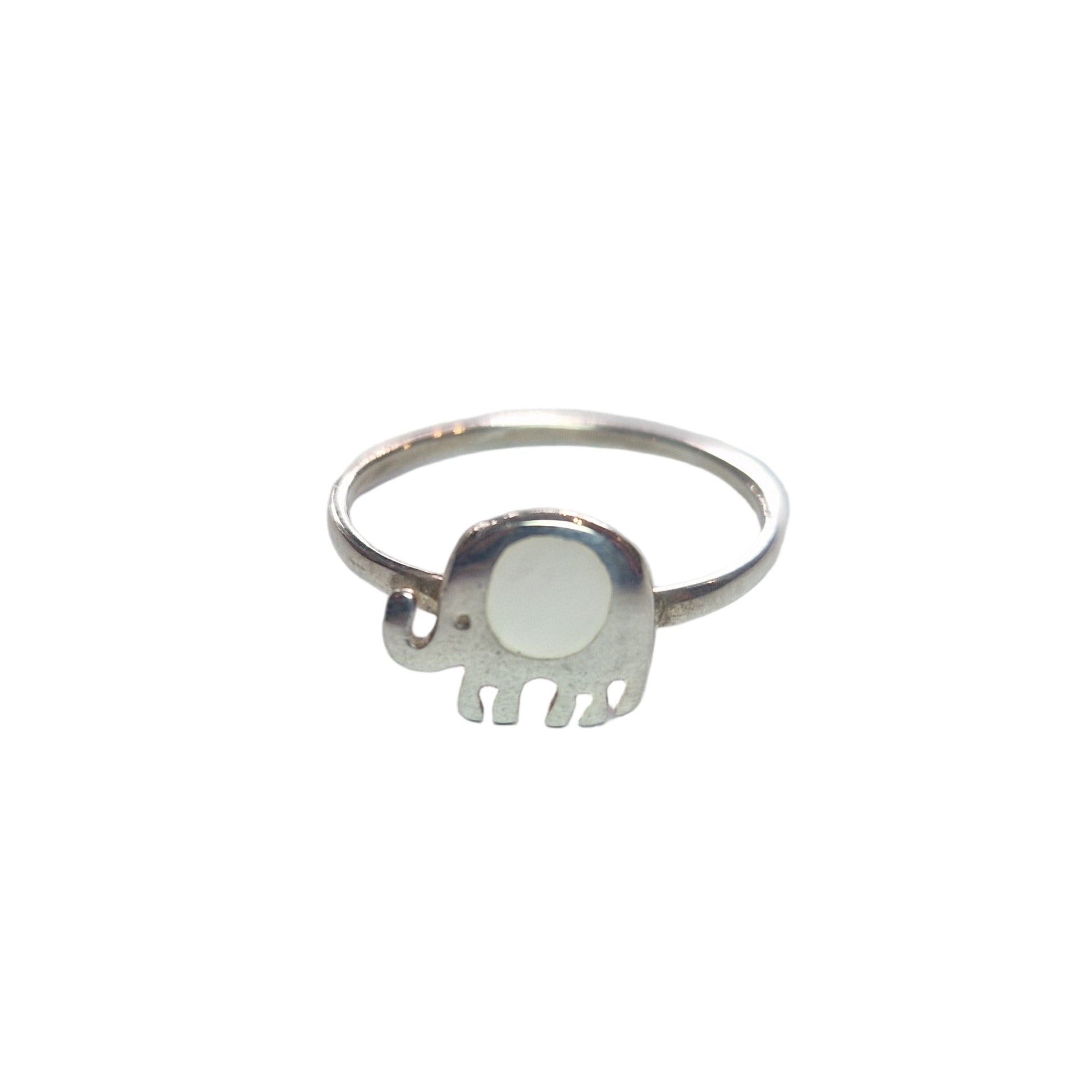 Mother of Pearl Silver Ring