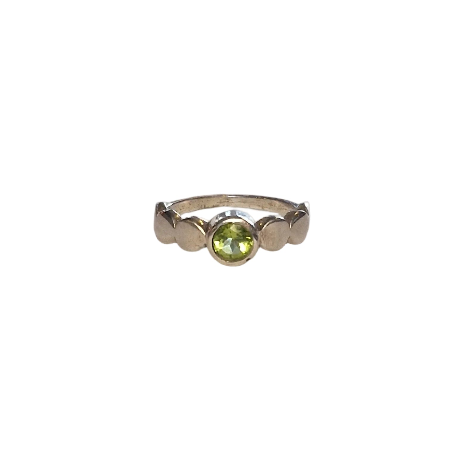 Peridot Silver Ring