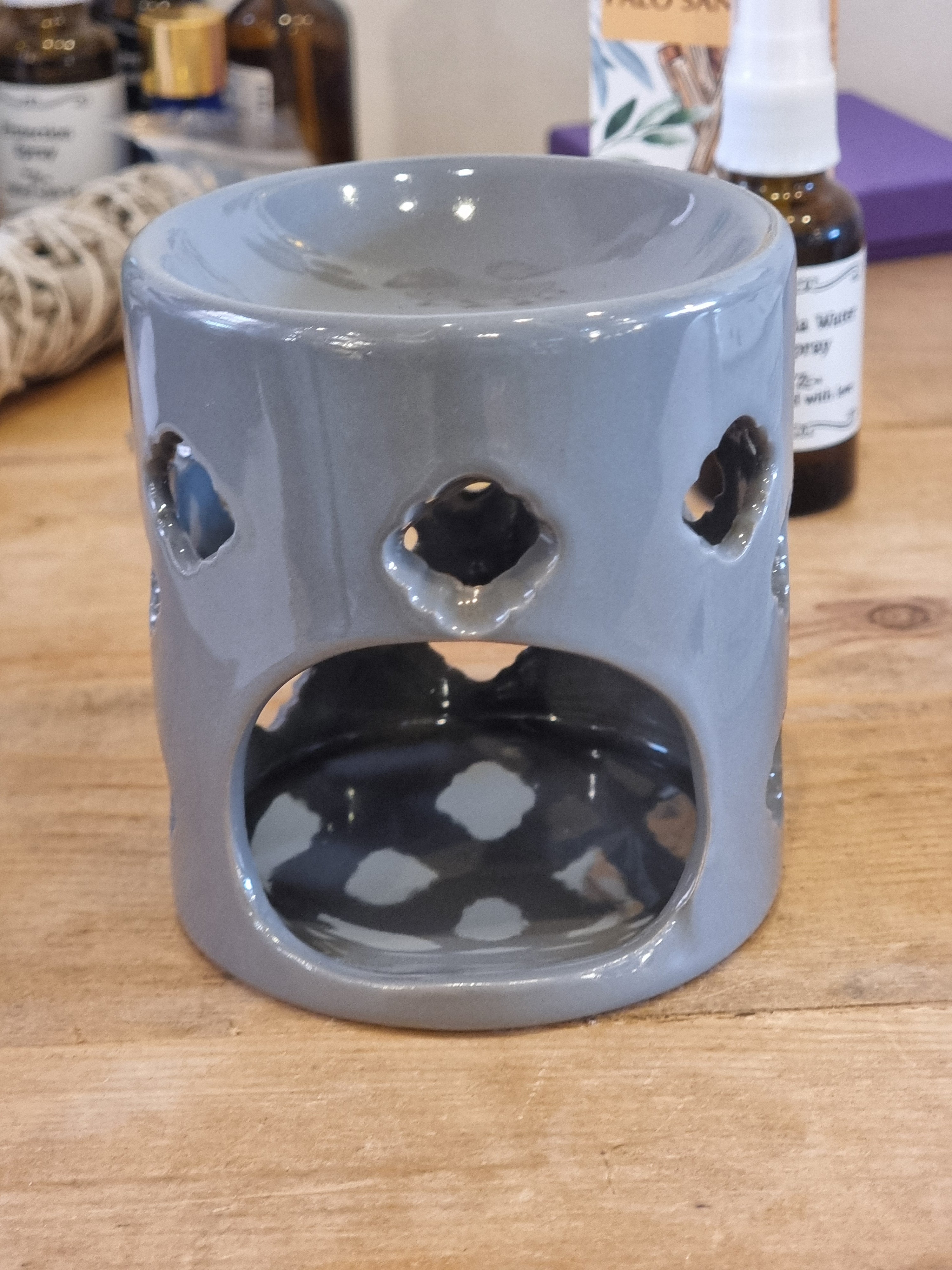 Grey Oil Burner