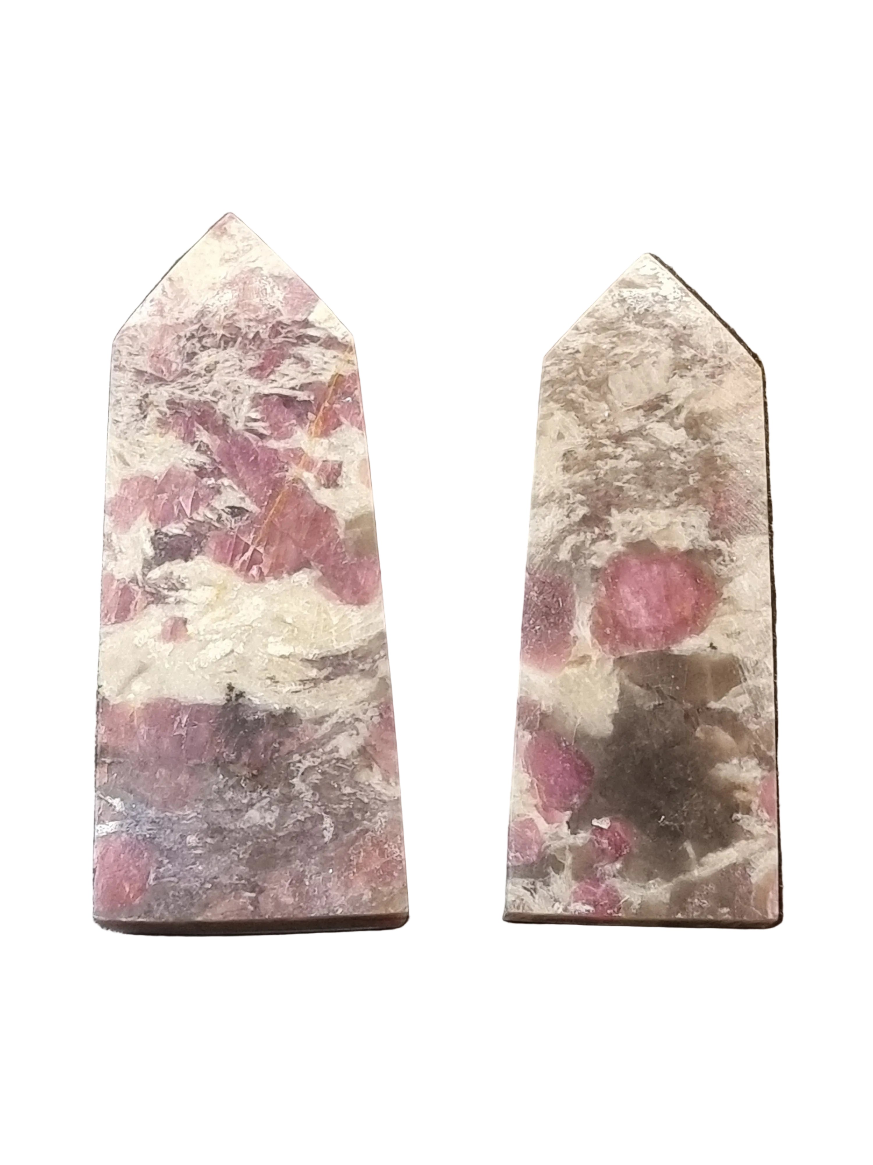 Plum Blossom Tourmaline Points