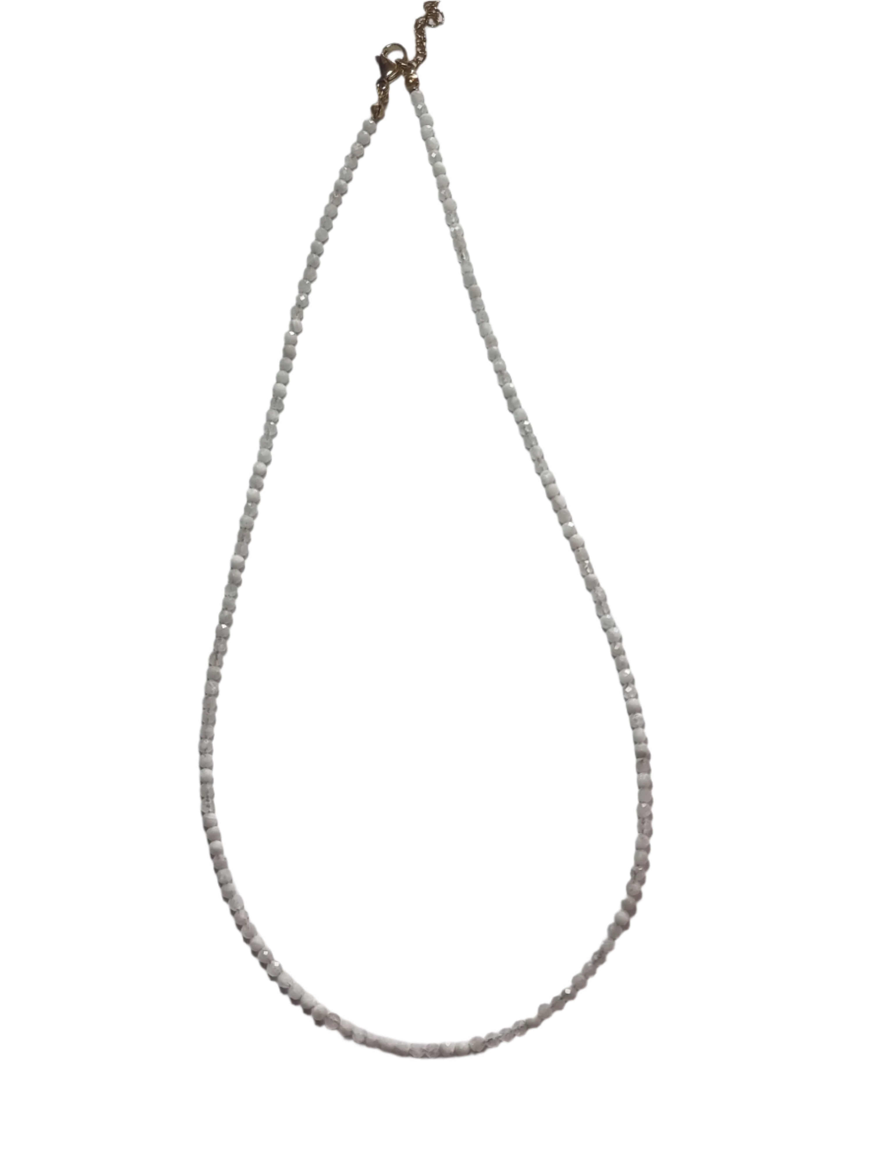 Moonstone Faceted Necklace