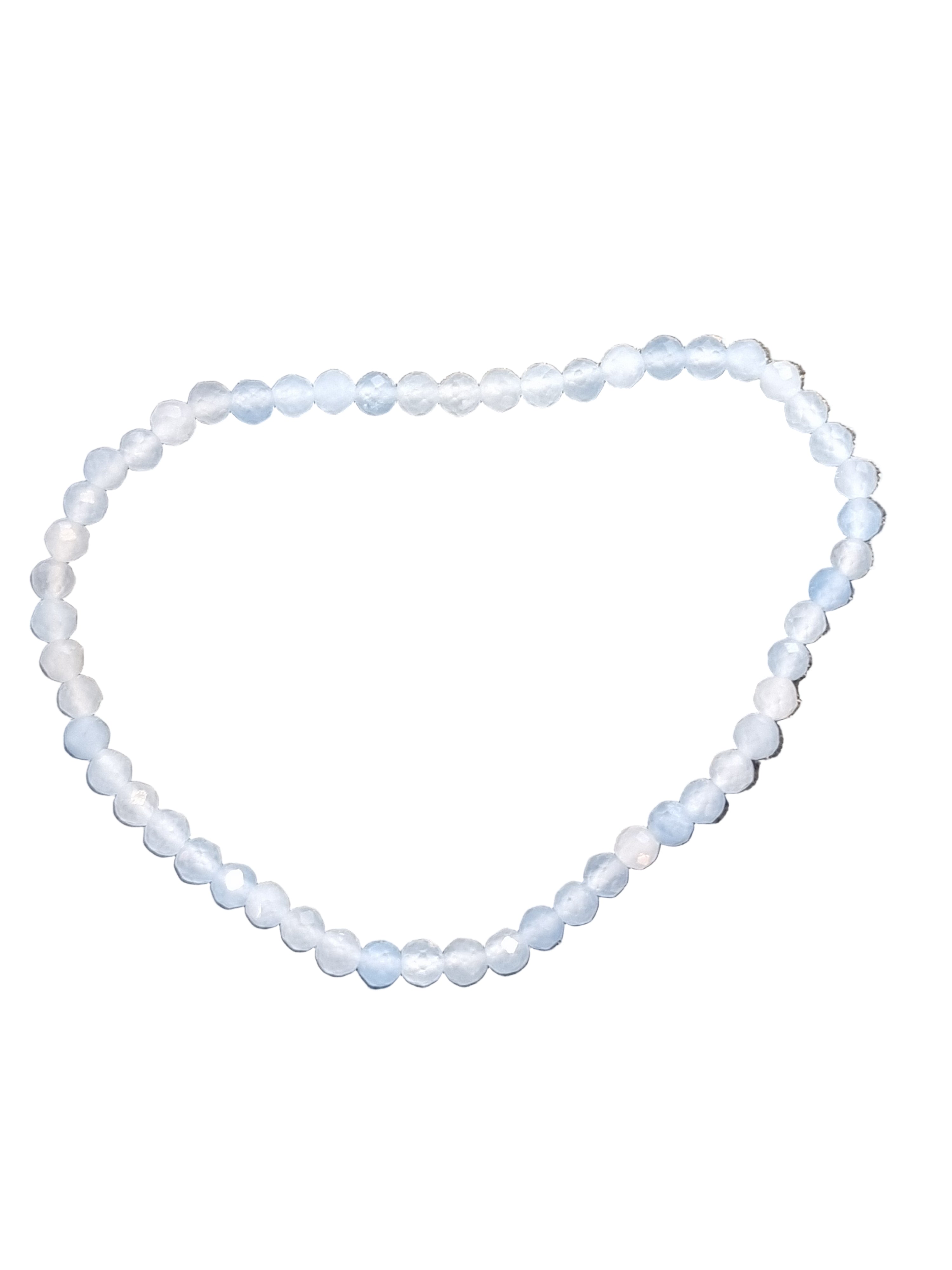 Aquamarine Faceted Bracelet