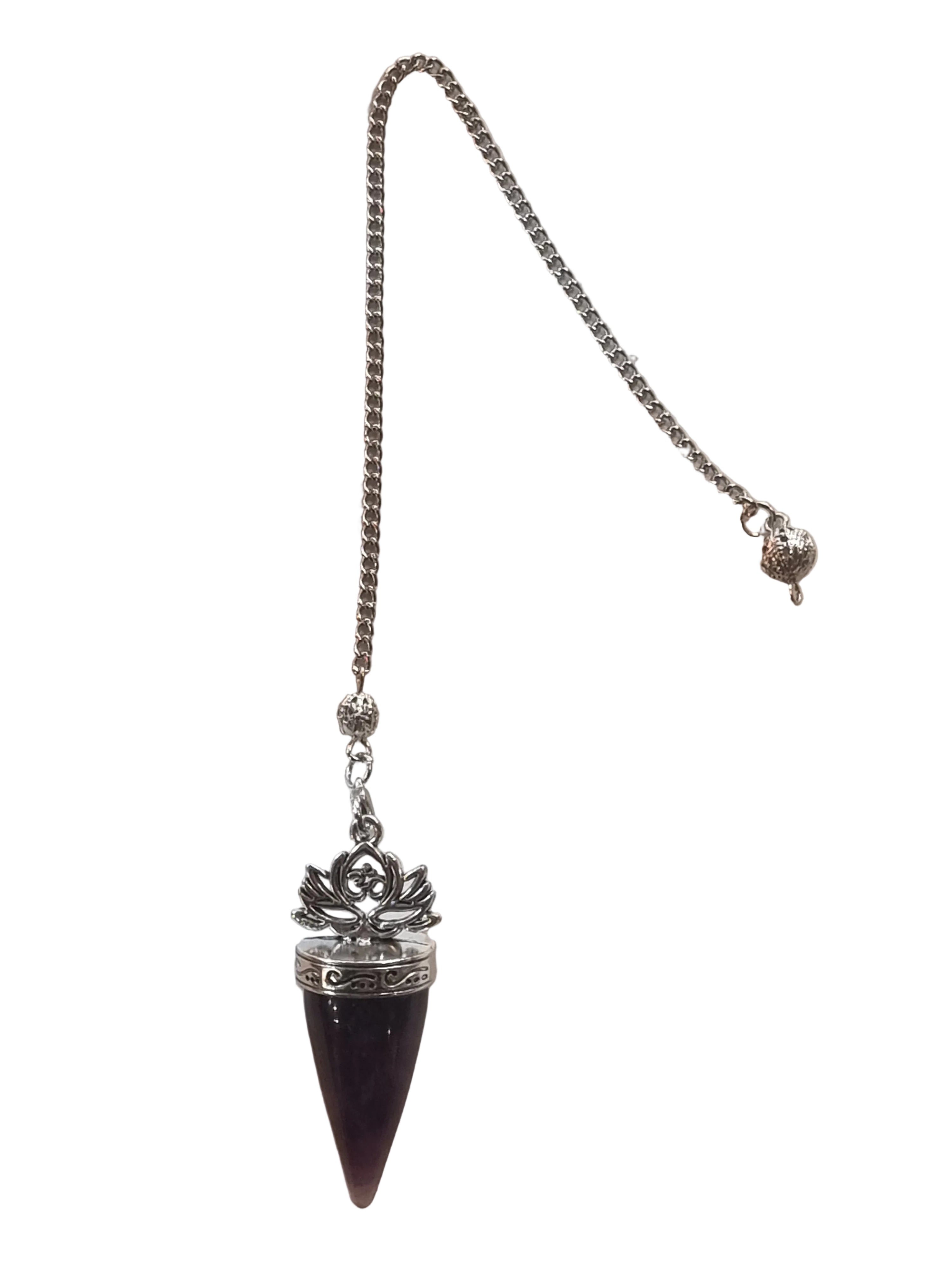 Amethyst Lotus Pendulum