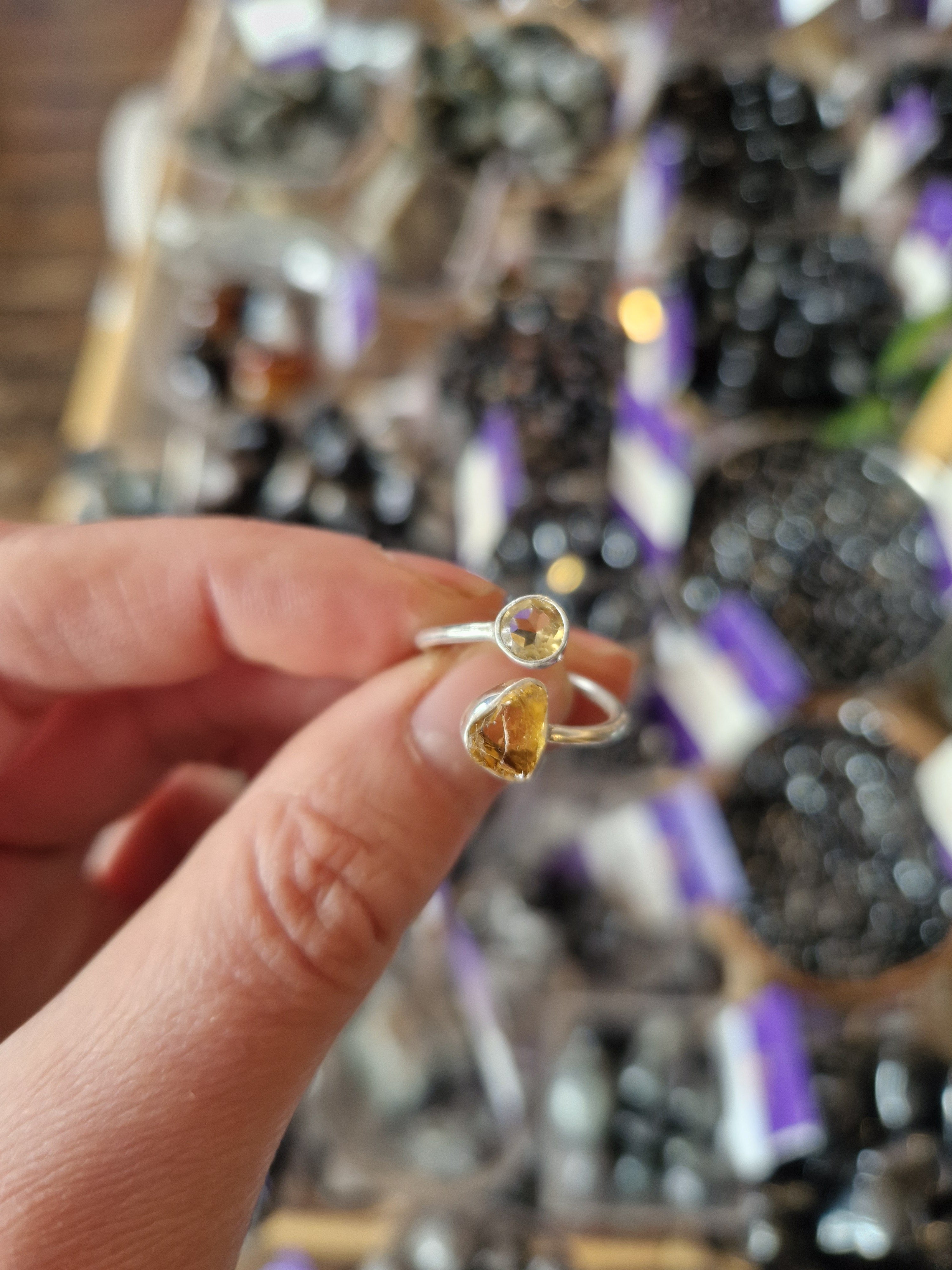 Citrine Silver Ring